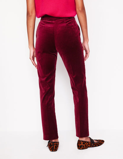 Kew Samthose-Beatnik Red/Dark Burgundy