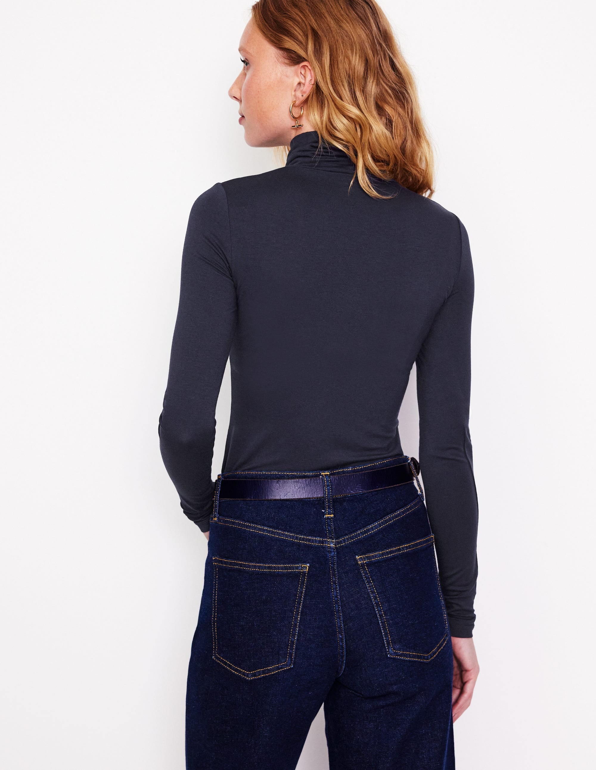 Polly Jersey-Oberteil-Aqua Marine Marl - Image 3