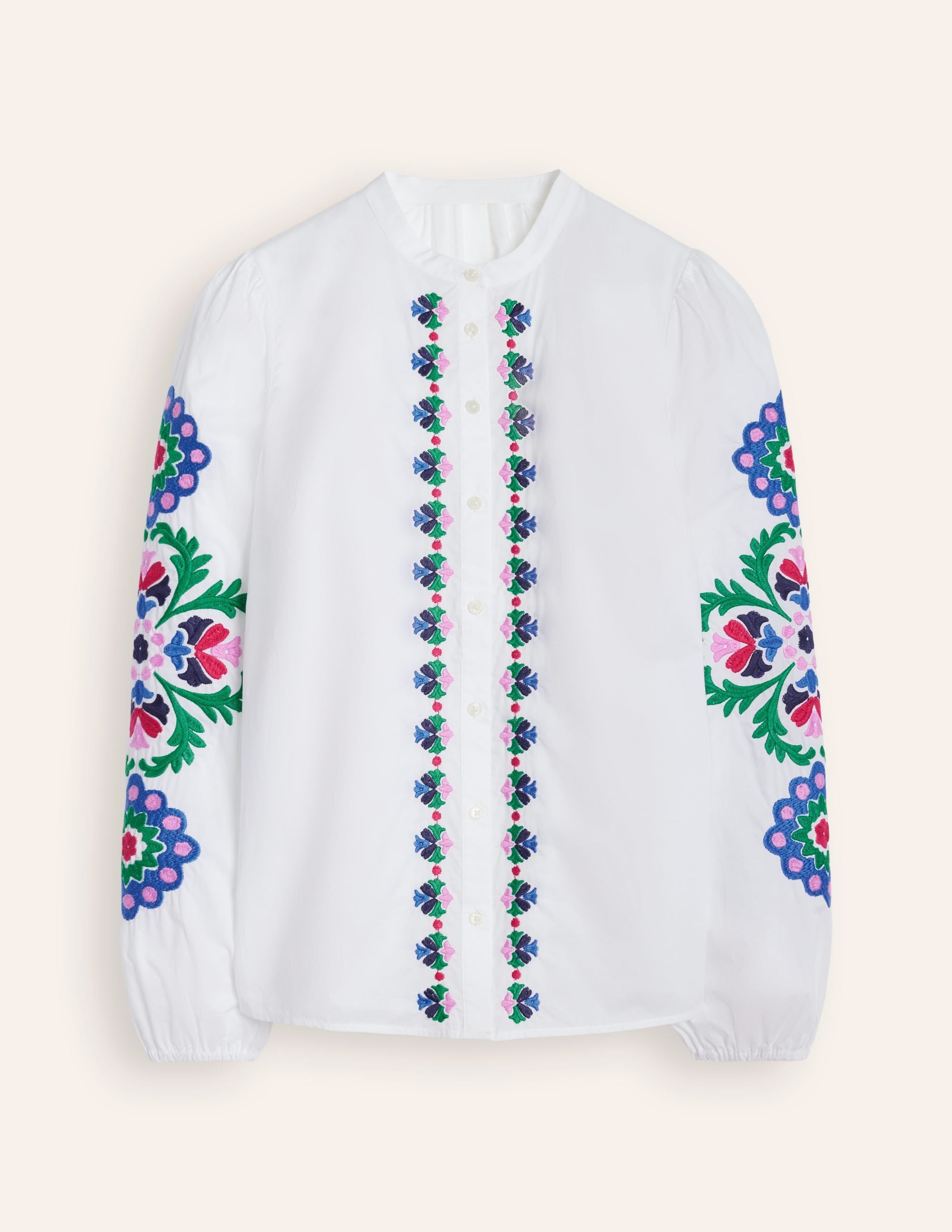 Top saisissant brodé-Broderie multi blanche - Image 5