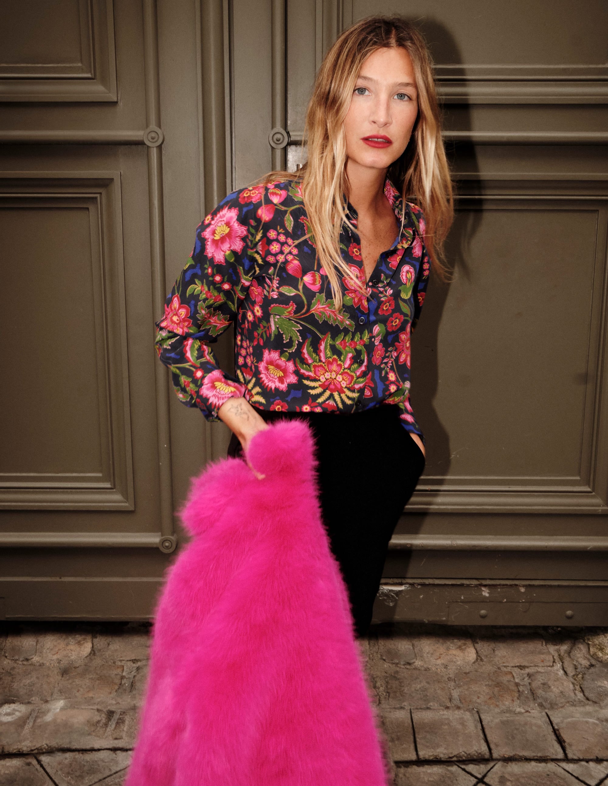 Sienna Seidenhemd-Bunt, Blütezeit - Image 6
