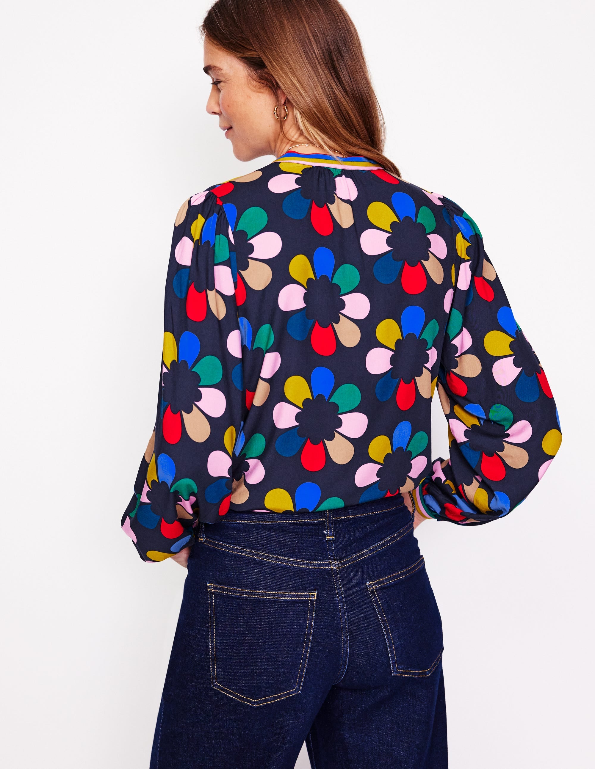 Blouse Theodora-Multi, motif Structured Petal - Image 3