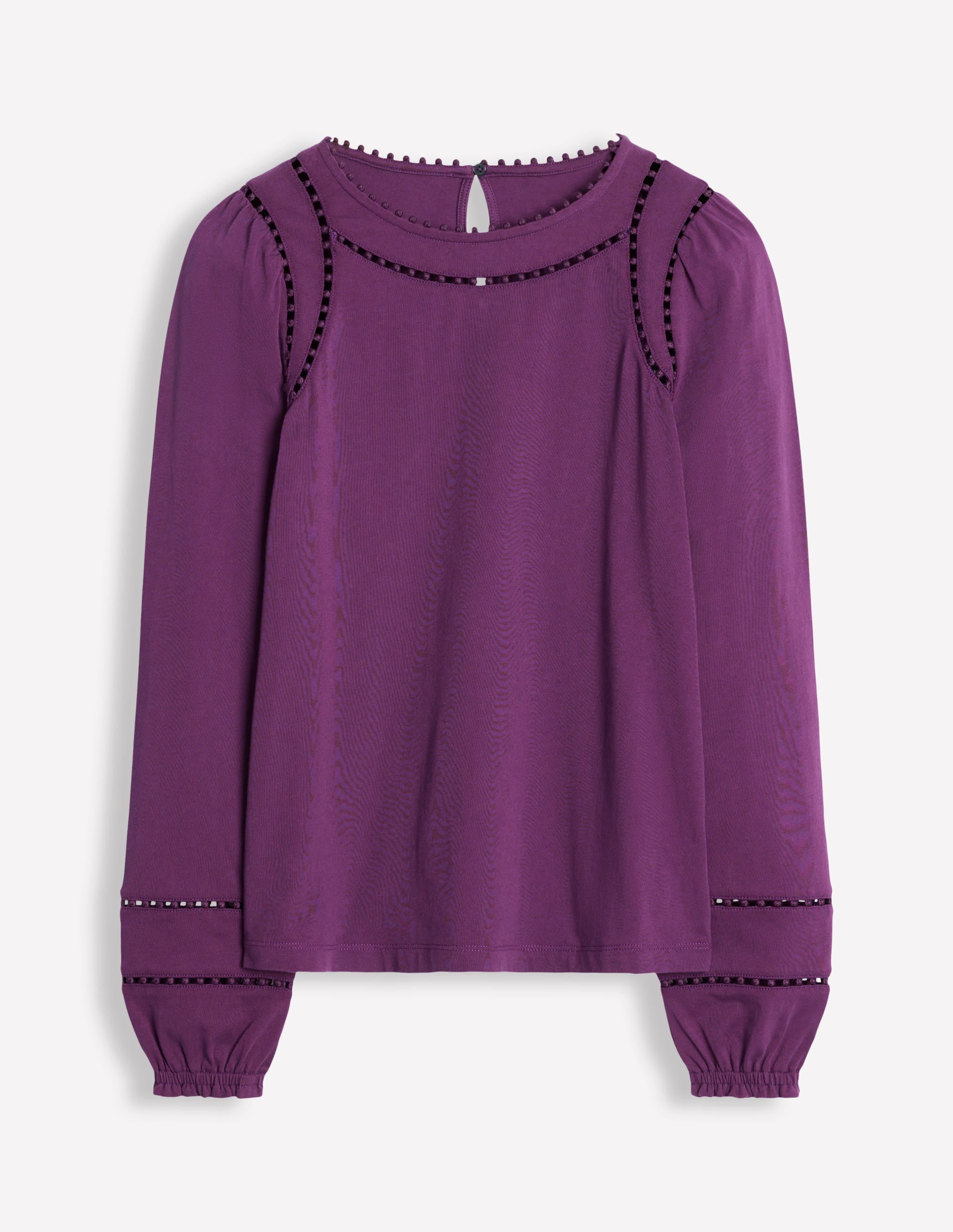 Top Mila à manches longues-Violette - Image 5