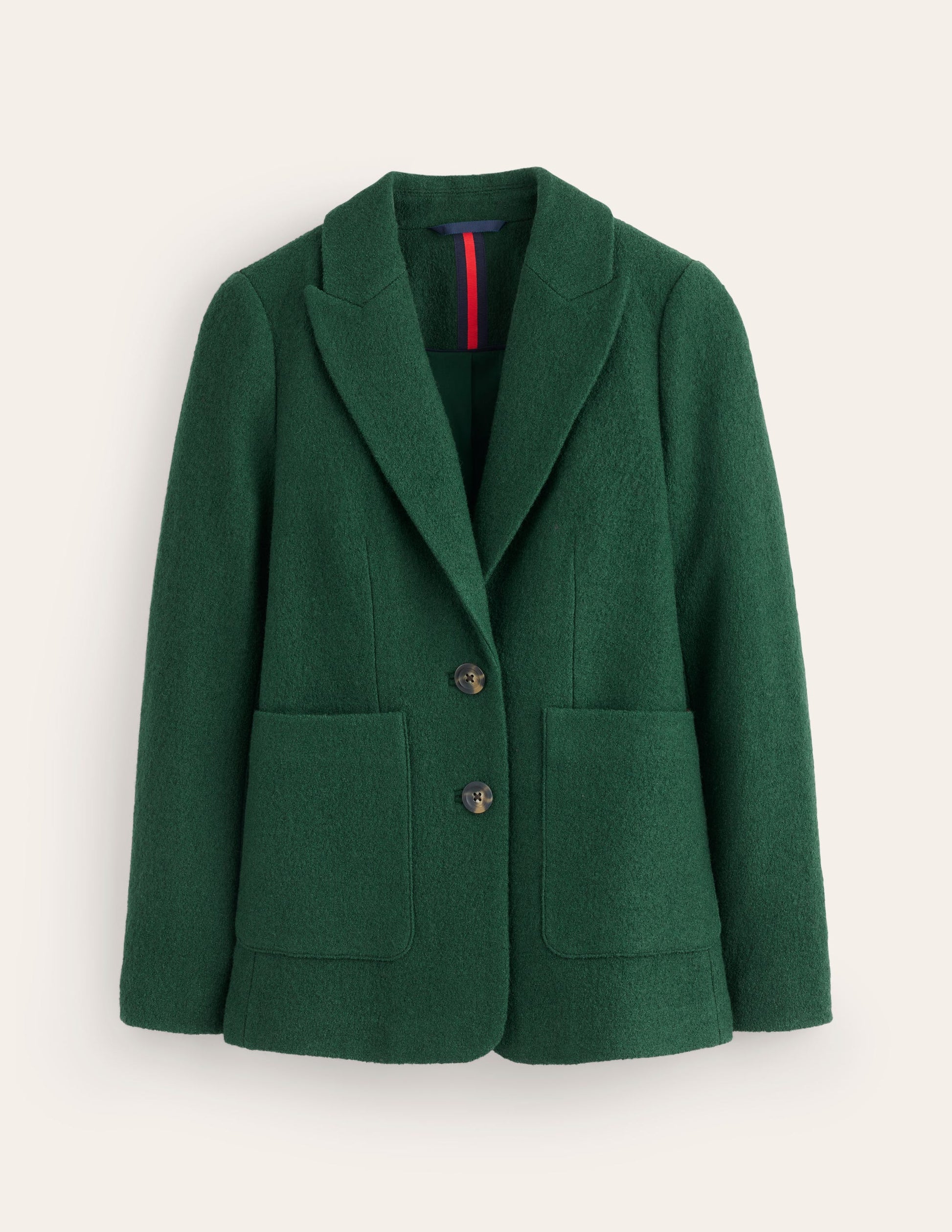 Texturierter Marylebone Blazer-Dunkelgrün-6