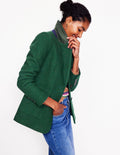 Texturierter Marylebone Blazer-Dunkelgrün