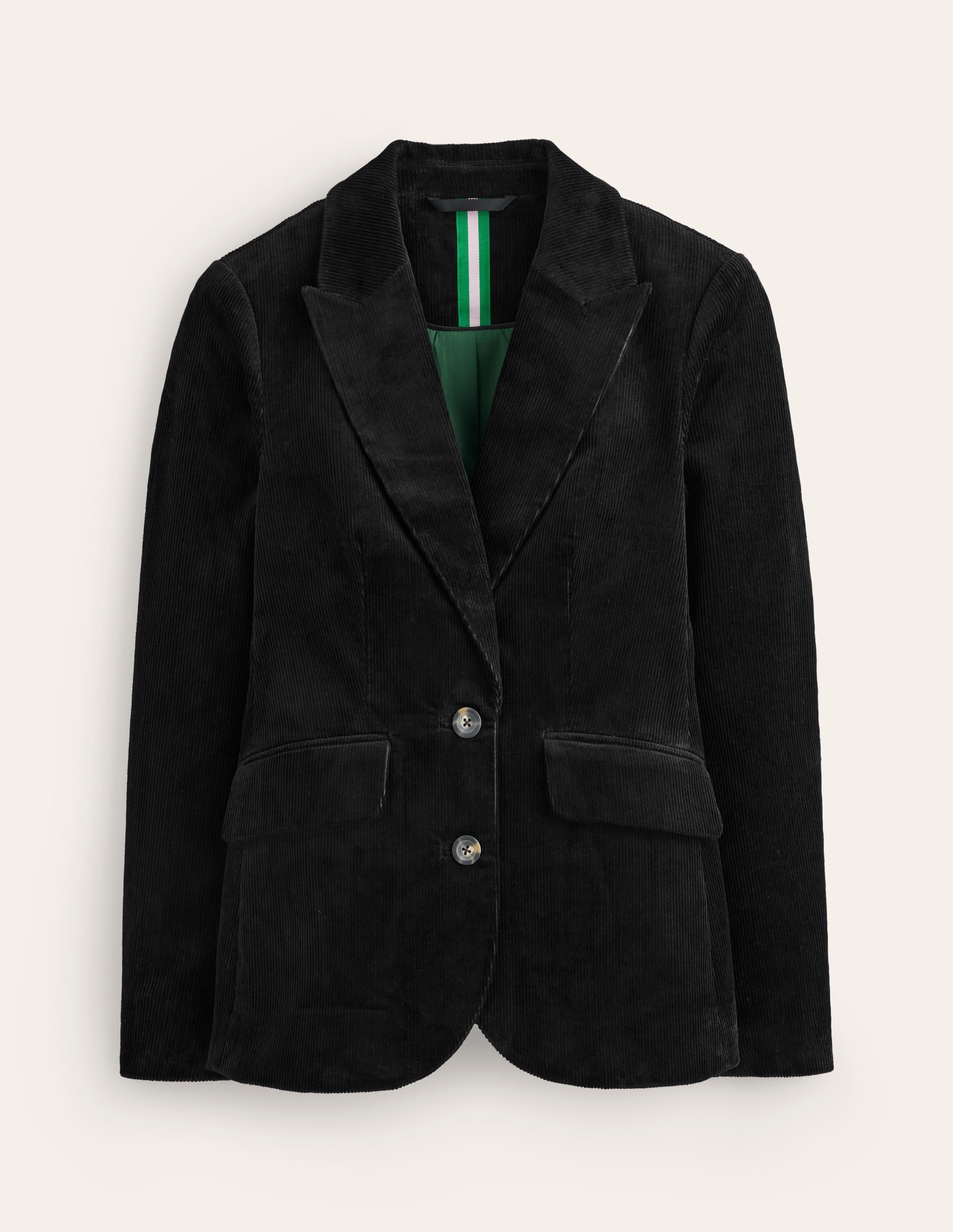 Blazer Marylebone en velours côtelé-Noir - Image 6