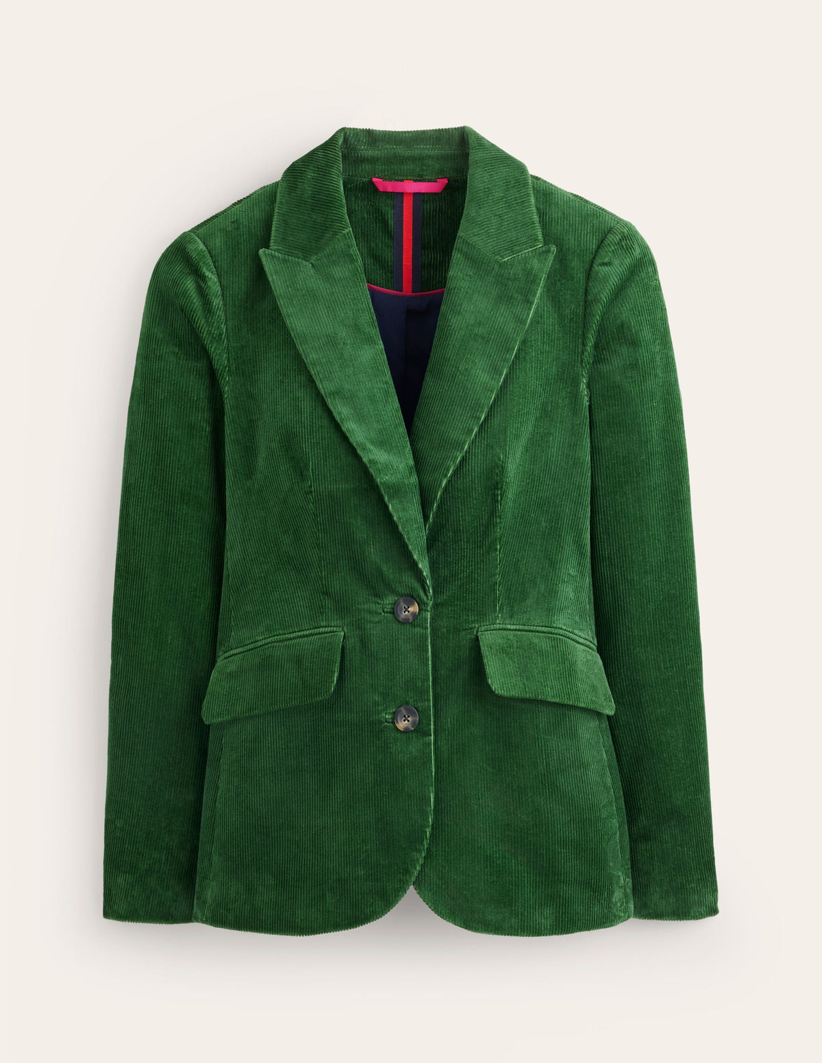 Marylebone Cord Blazer-Winter Green-5