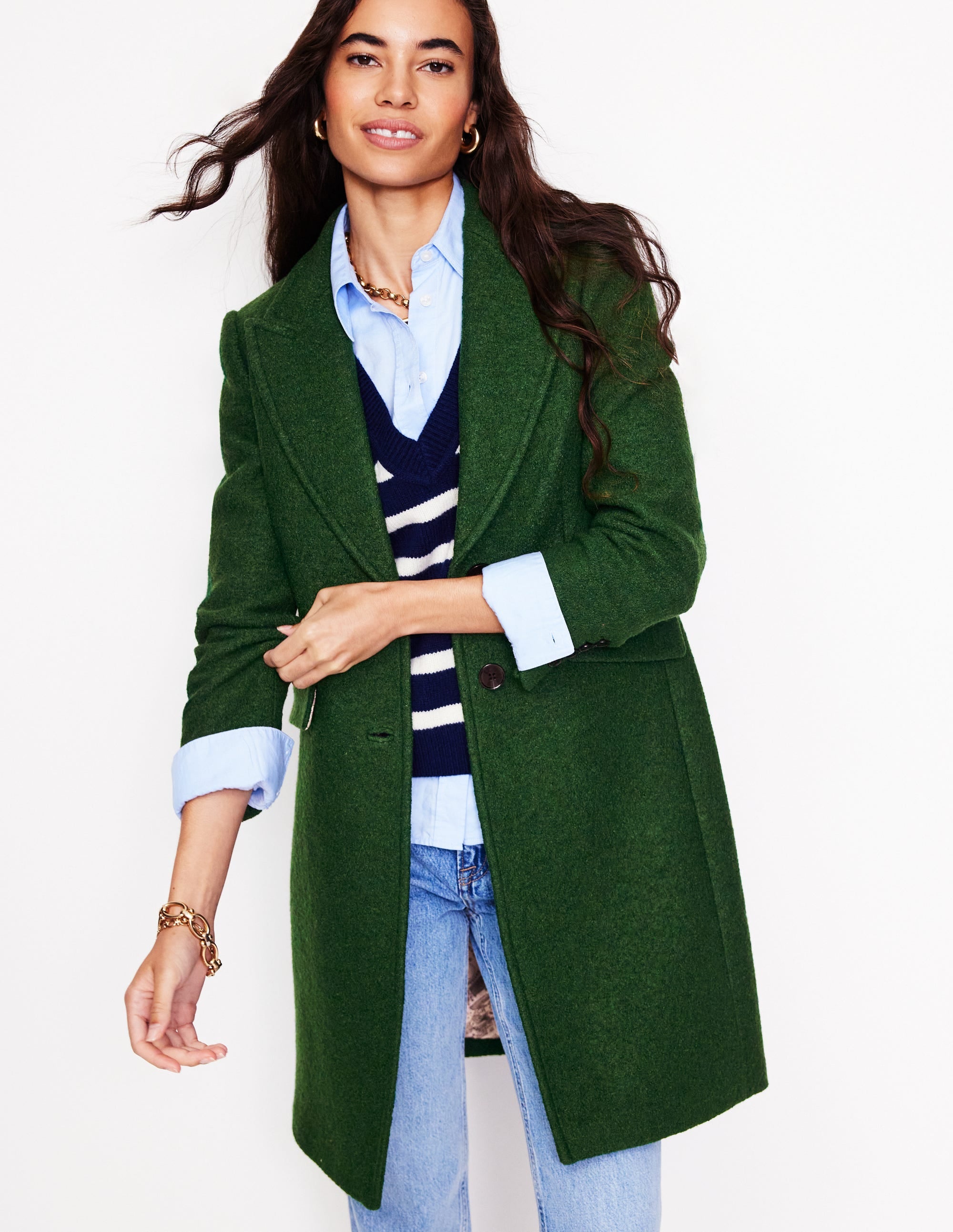 Manteau Chichester texturé-Canard - Image 1