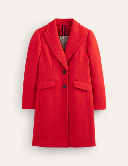 Manteau Chichester texturé-Rouge haut risque