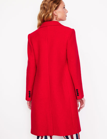 Manteau Chichester texturé-Rouge haut risque