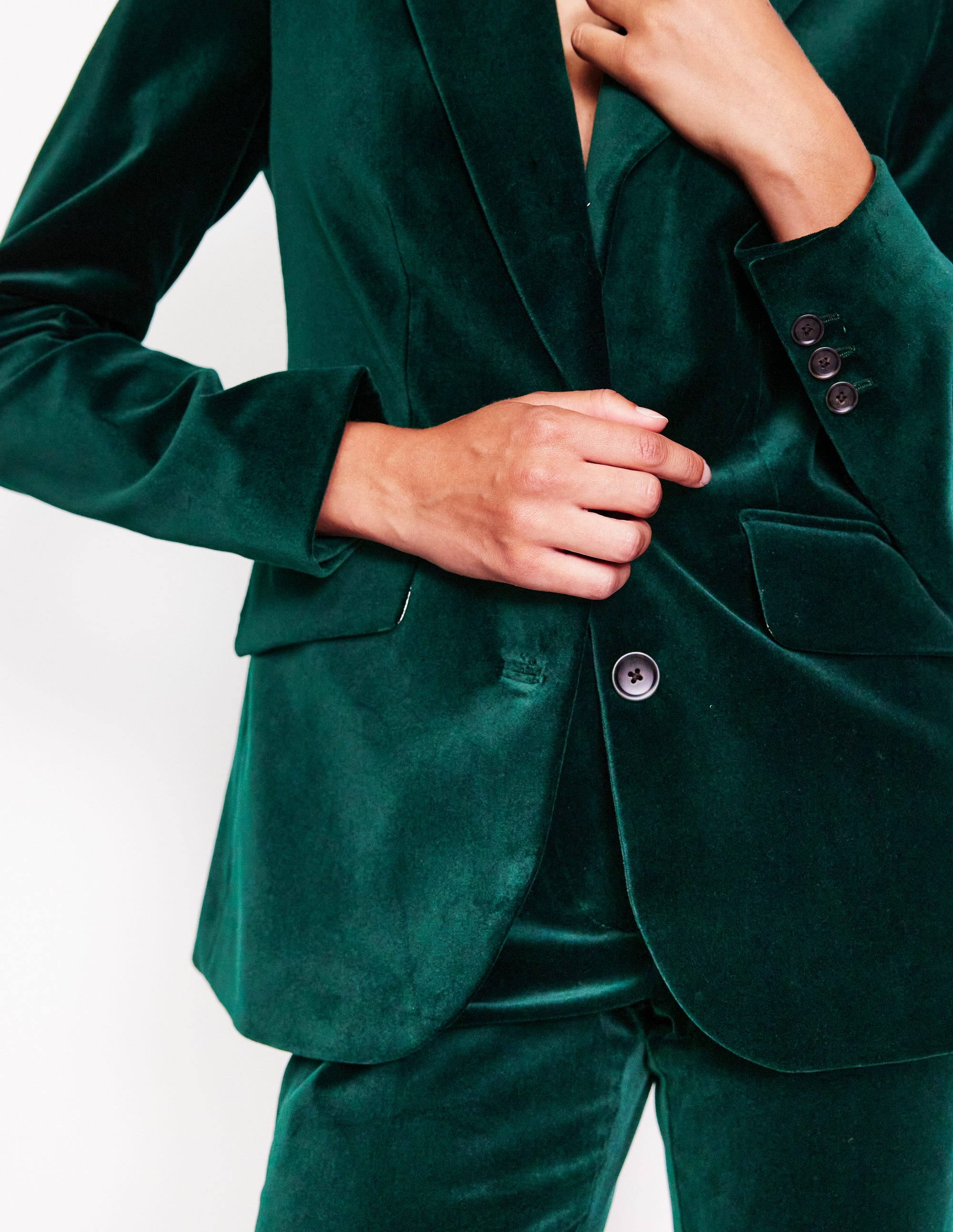Marylebone Blazer aus Samt-Ponderosa Kiefer - Image 2