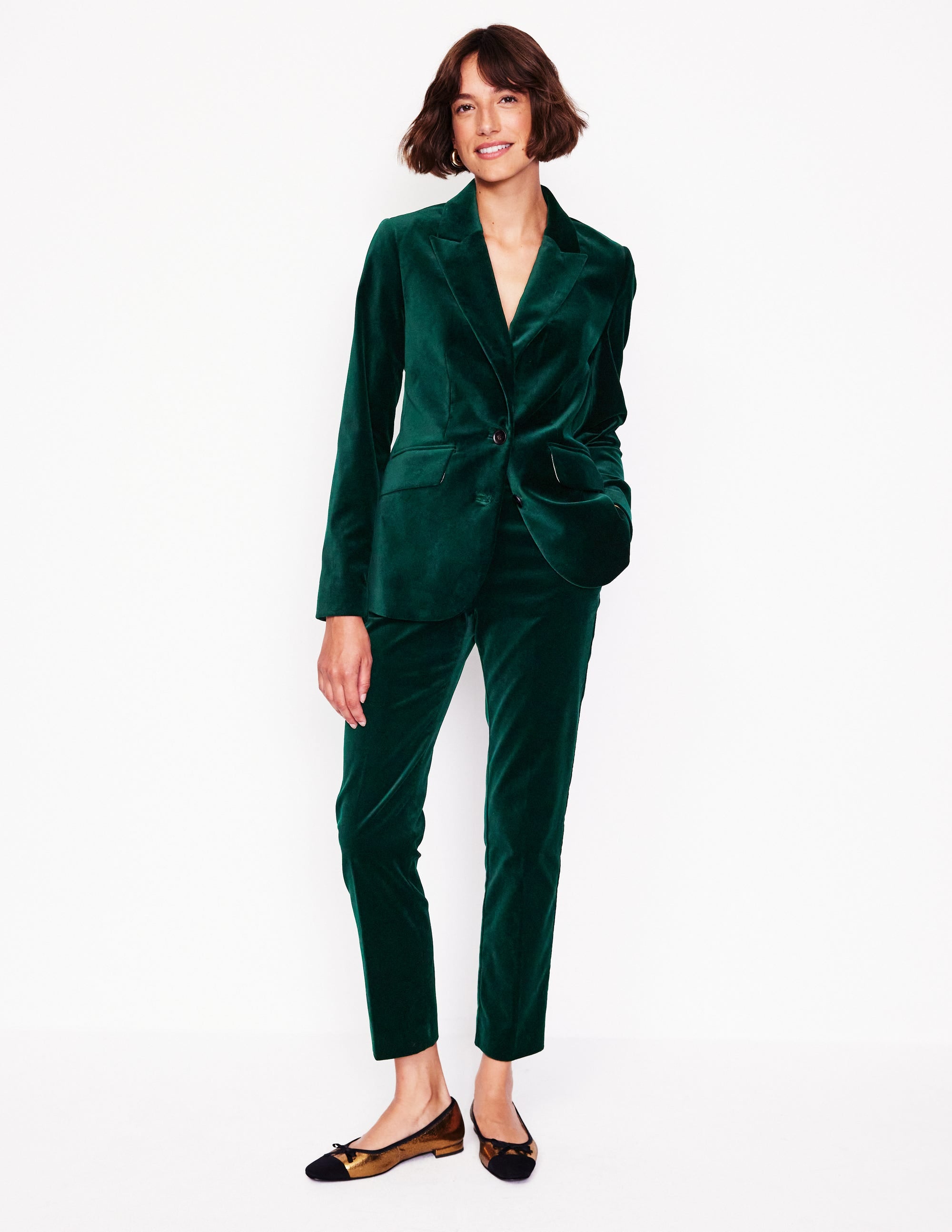 Marylebone Blazer aus Samt-Ponderosa Kiefer - Image 4
