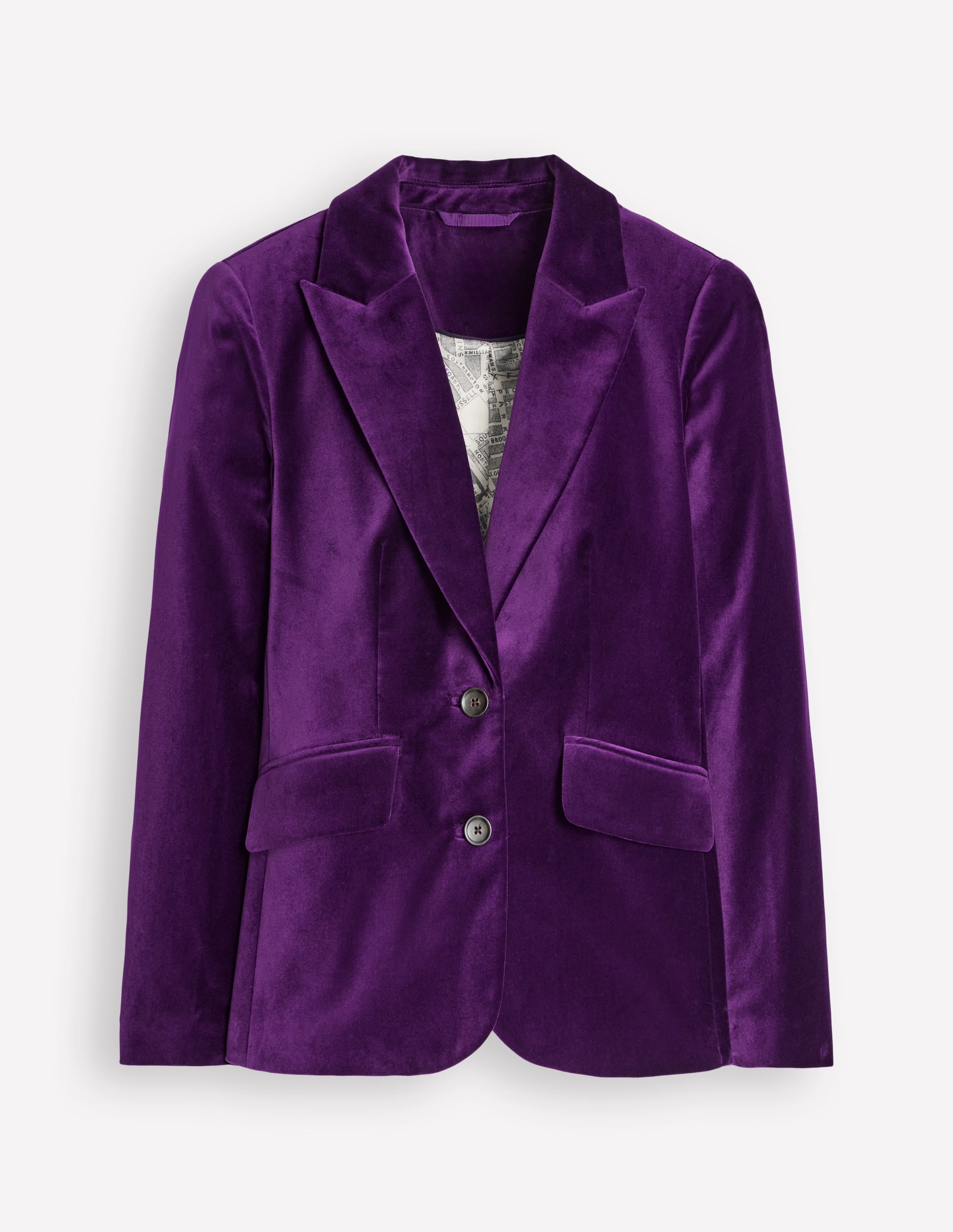 Marylebone Blazer aus Samt-Black - Image 6