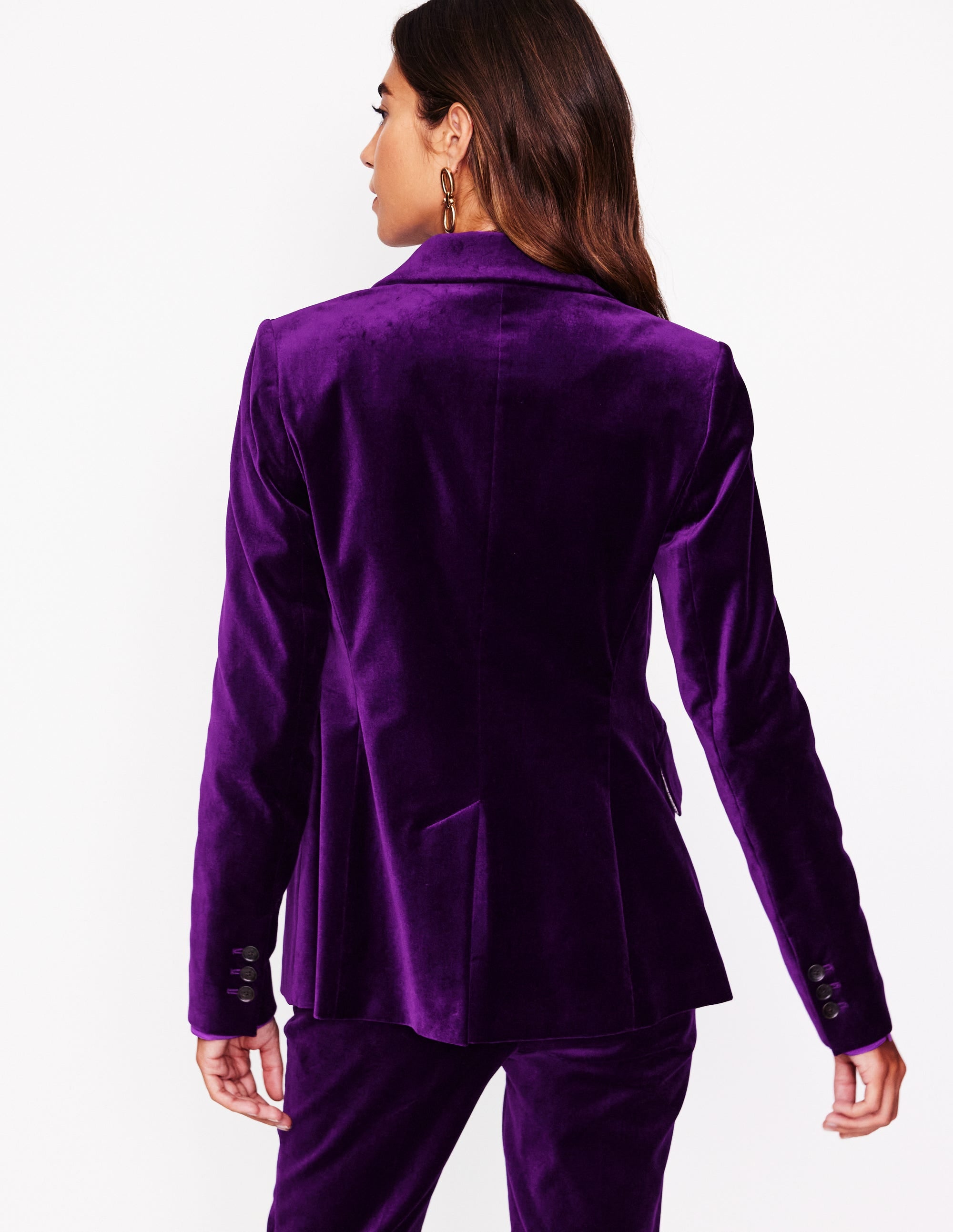 Marylebone Blazer aus Samt-Black - Image 3