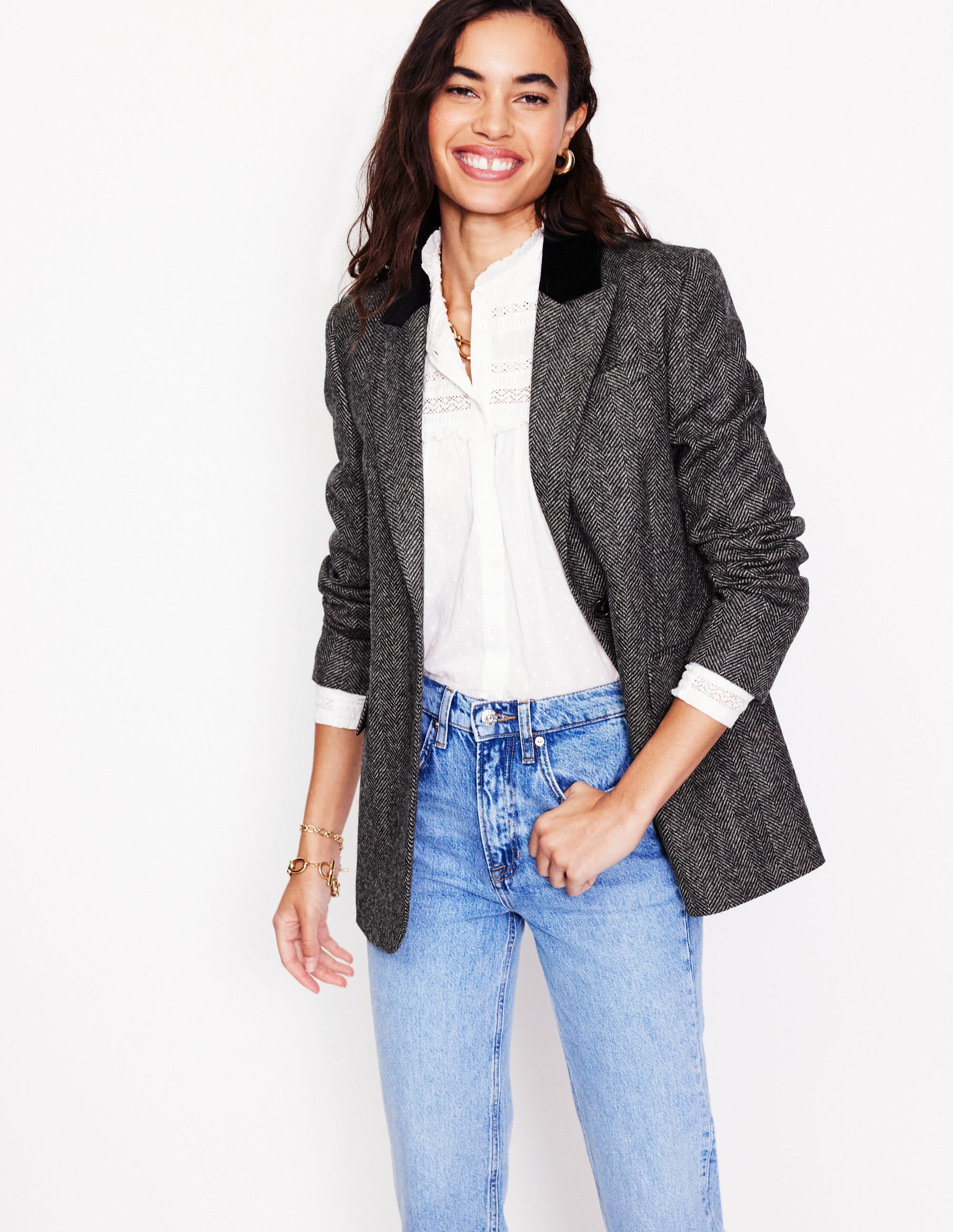Woodbridge Blazer mit Karomuster-Fischgrät - Image 4