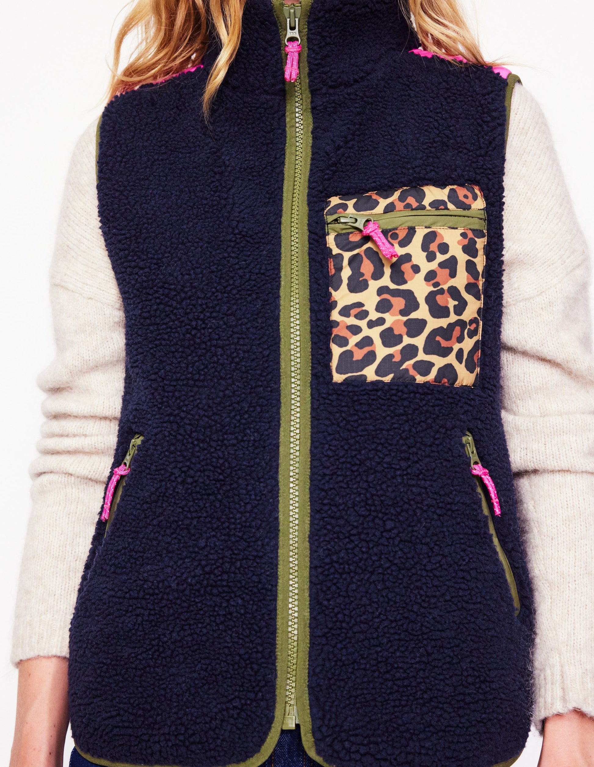 Truro Borg Gilet-Navy-2