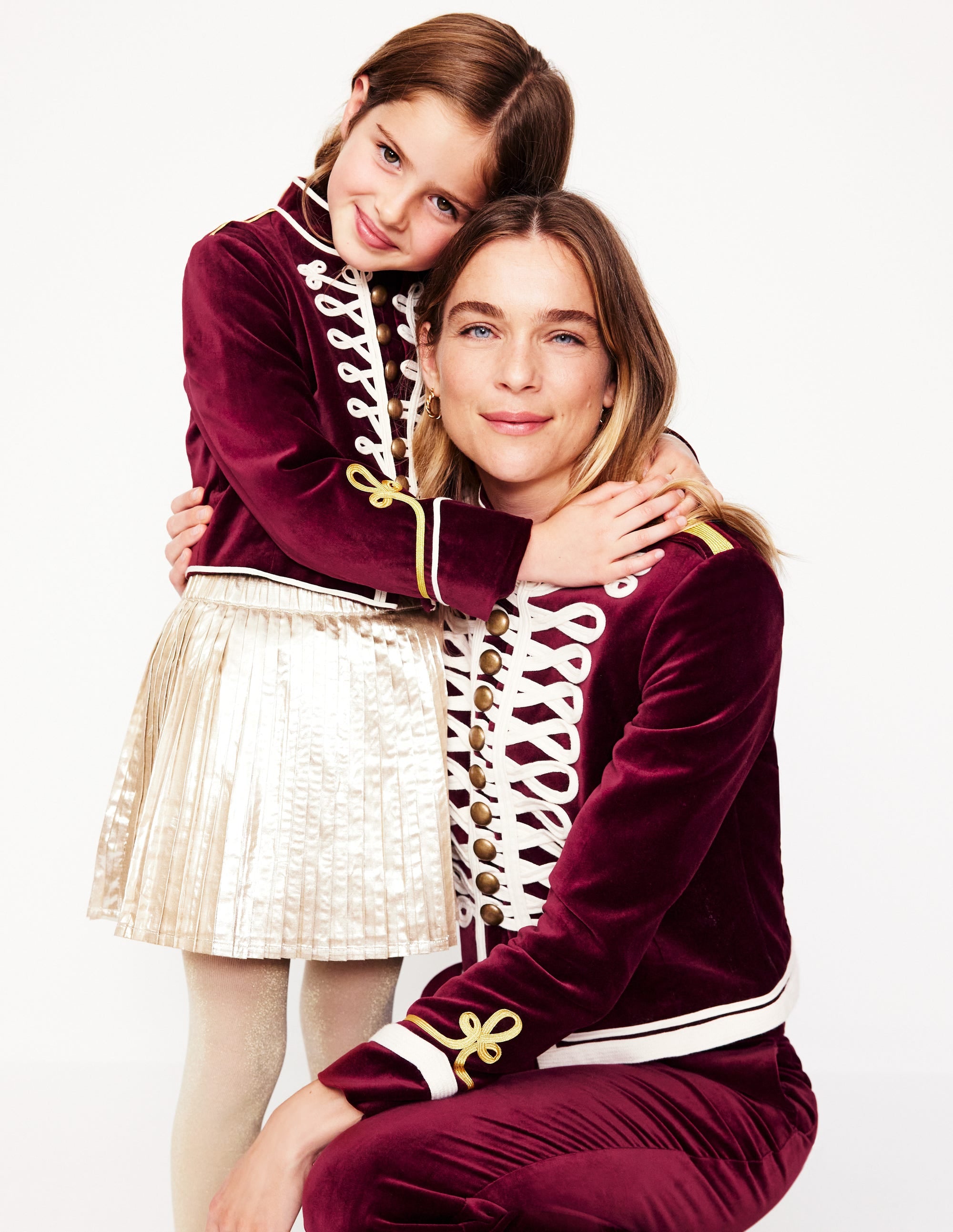 Veste style militaire en velours-Cabernet - Image 5