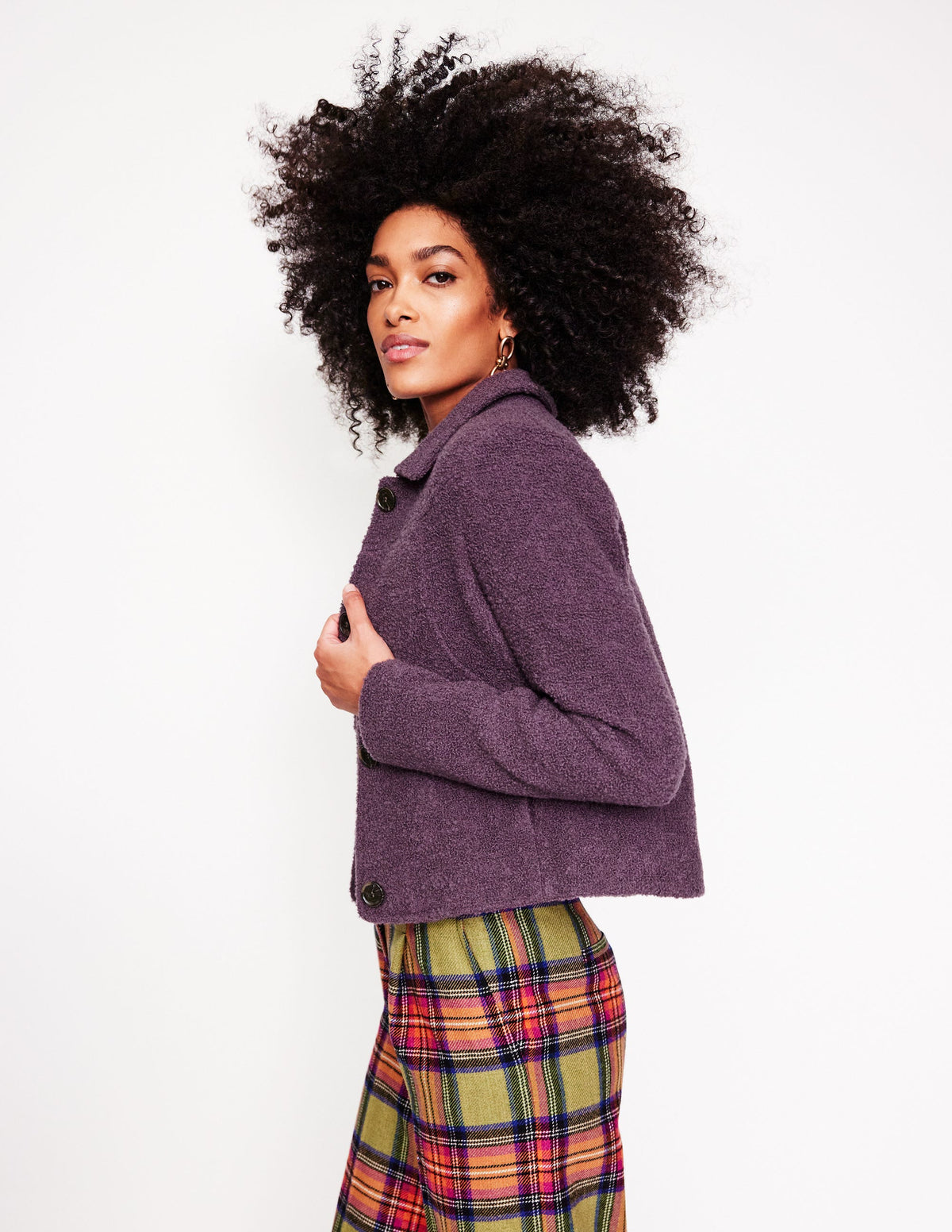 Oxford-Bouclé-Jacke-Black - Image 4