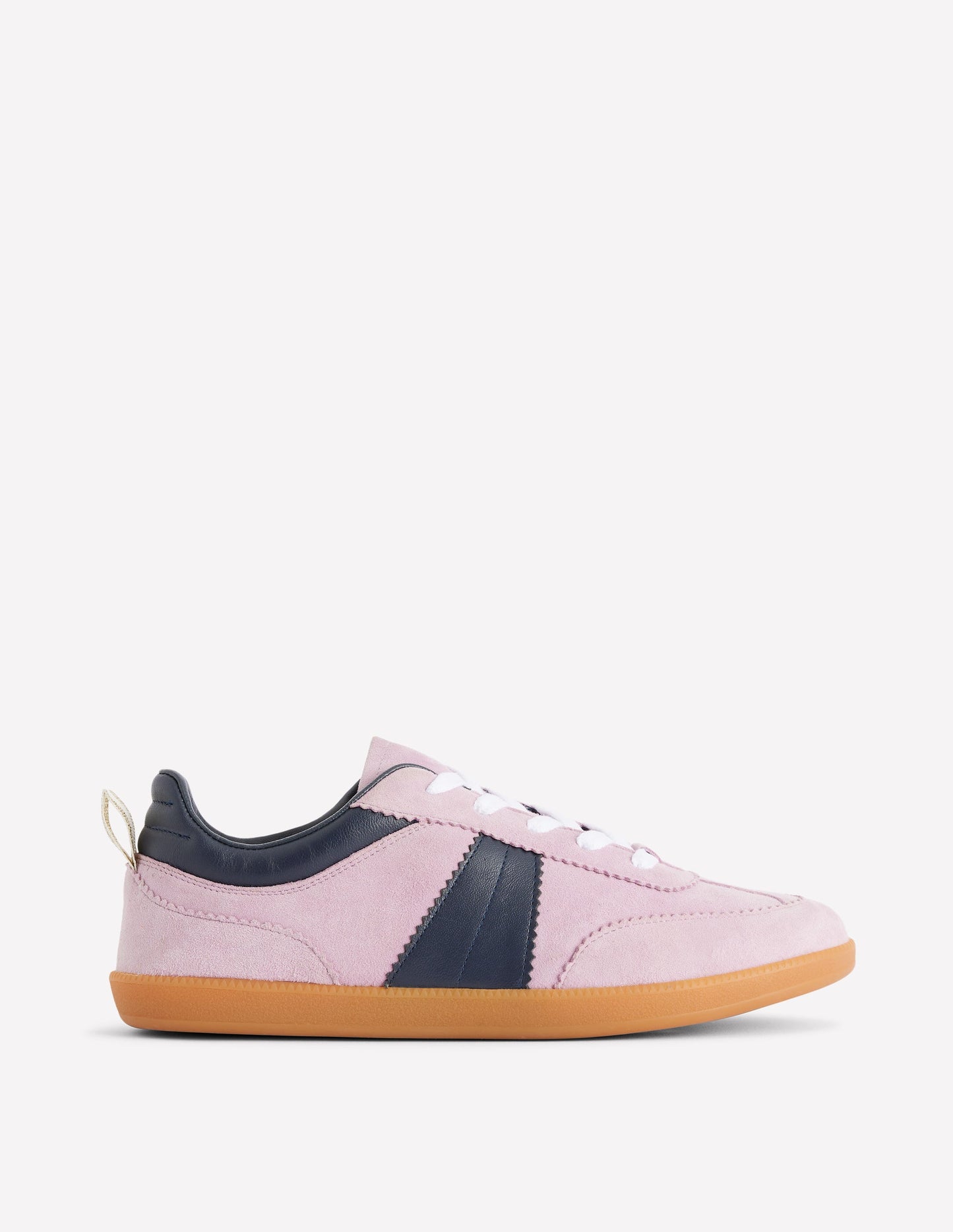 Erin Retro-Tennisschuhe-Vintage-Mauve/Marineblau