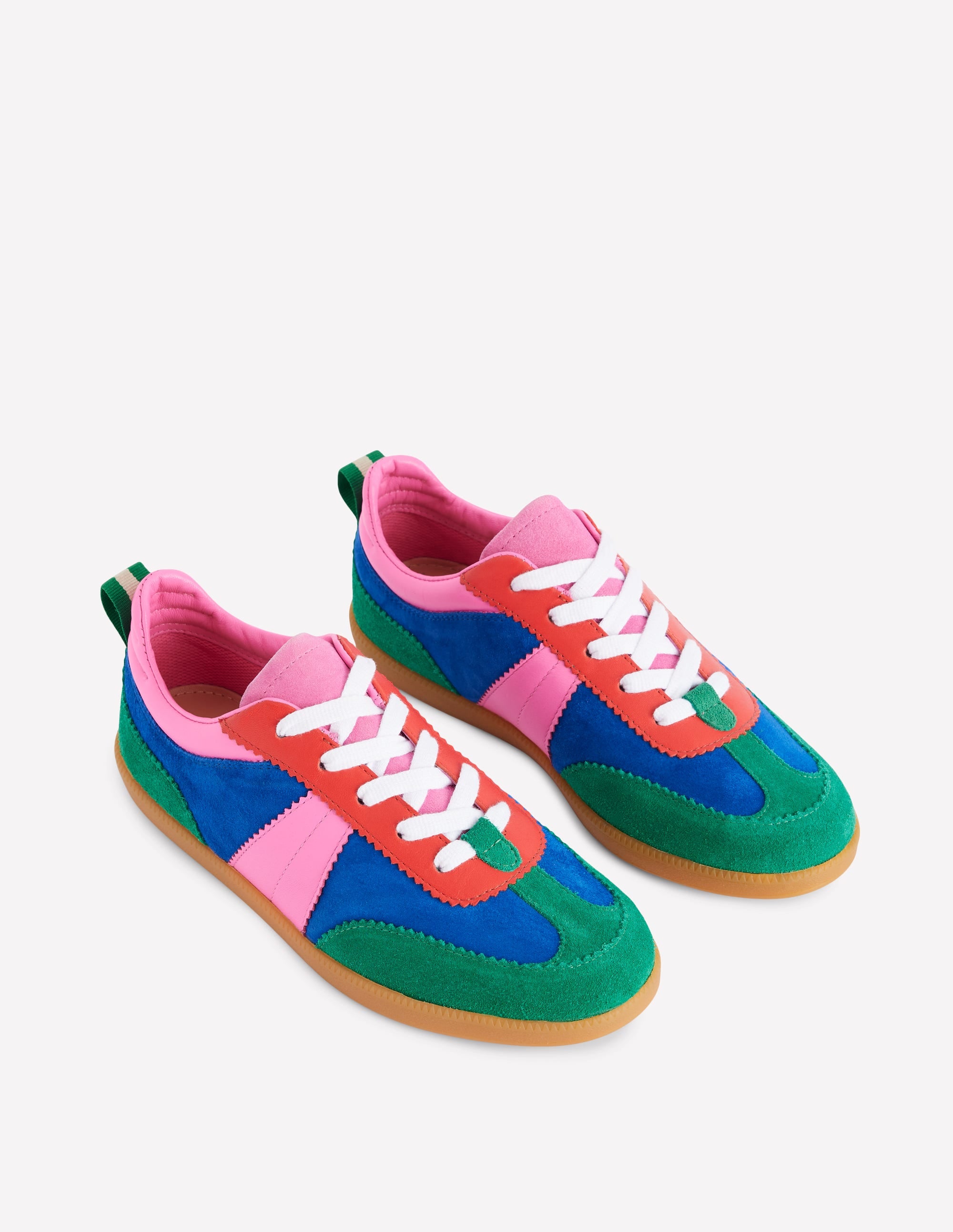 Erin Retro-Tennisschuhe-Bunt, Blockfarben - Image 3