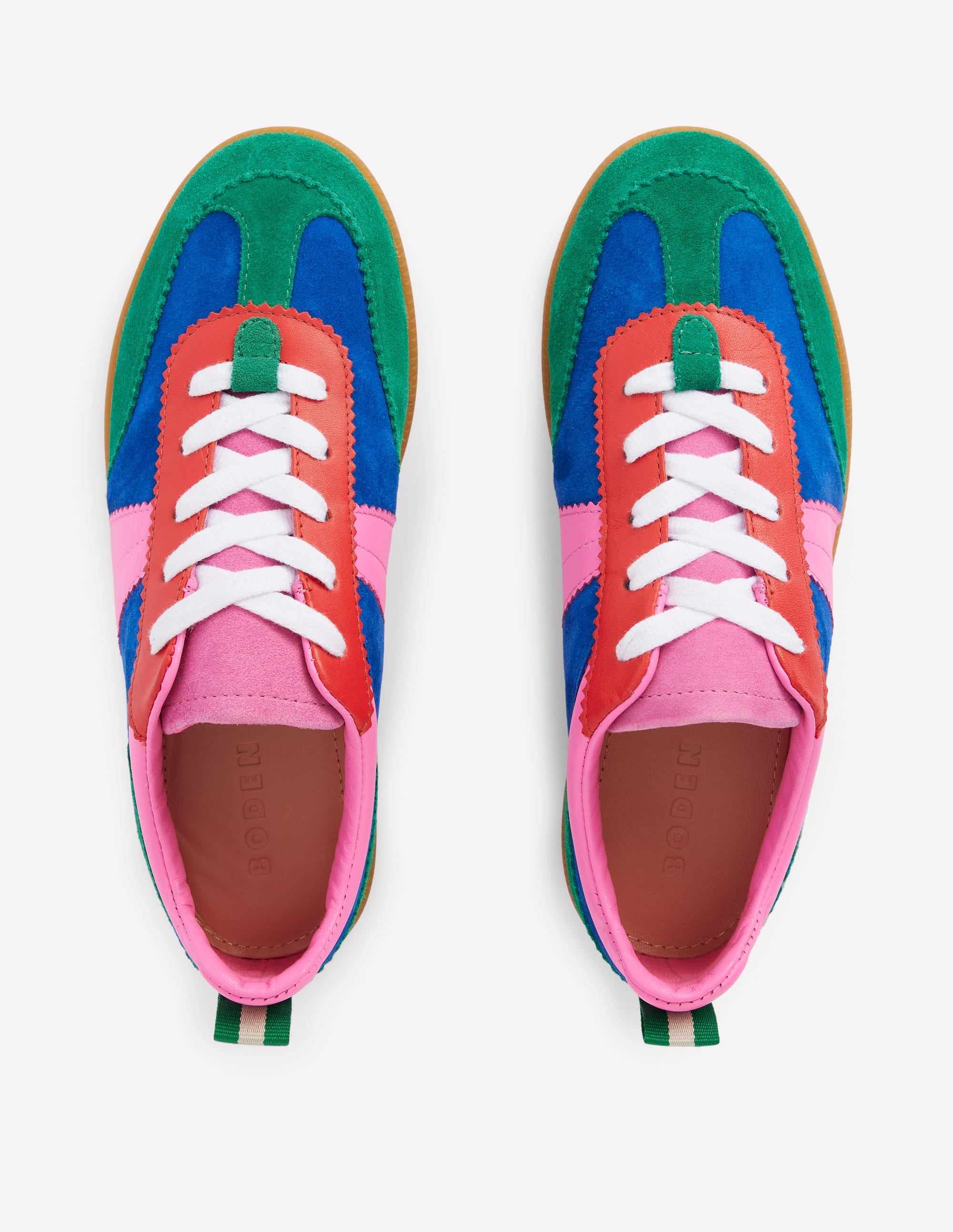 Erin Retro-Tennisschuhe-Bunt, Blockfarben - Image 5
