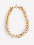 Grobgliedrige Halskette-Goldfarbe