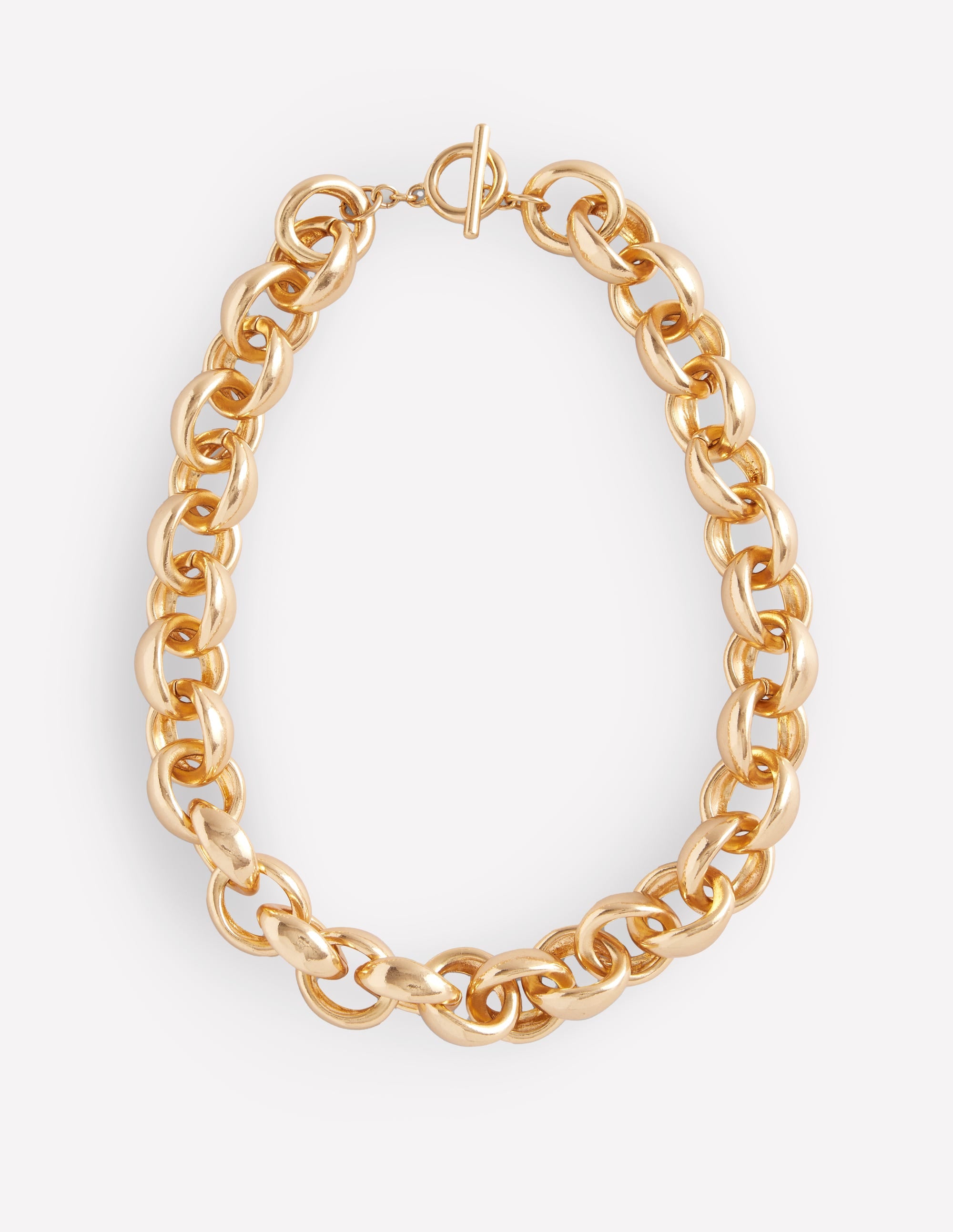 Grobgliedrige Halskette-Goldfarbe - Image 1
