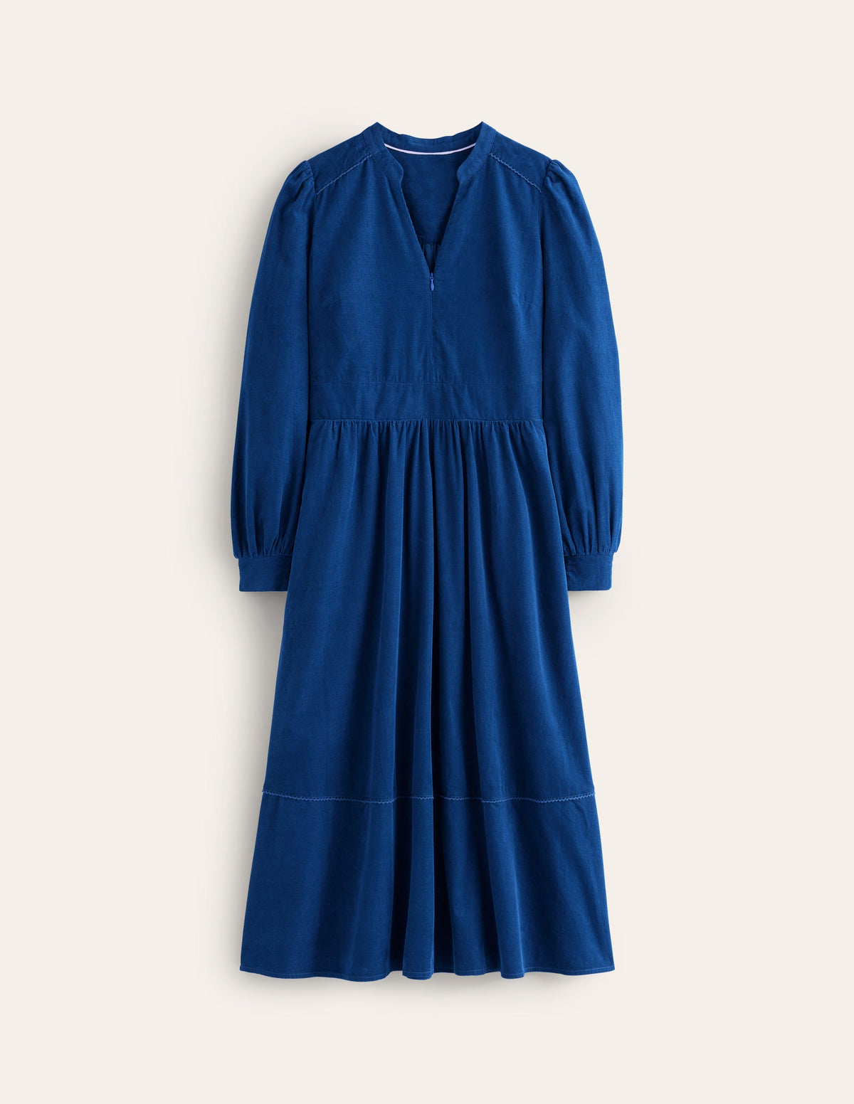 Zoe Midikleid aus Cord mit Reißverschluss-Atlantik - Image 6