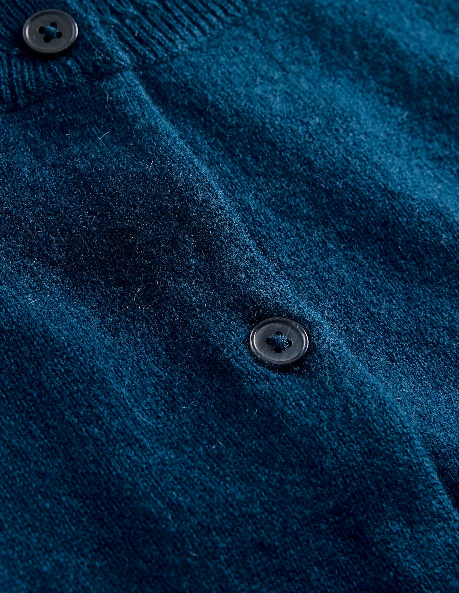 Eva Kaschmir-Strickjacke mit Rundhalsausschnitt-Hafenblau-6