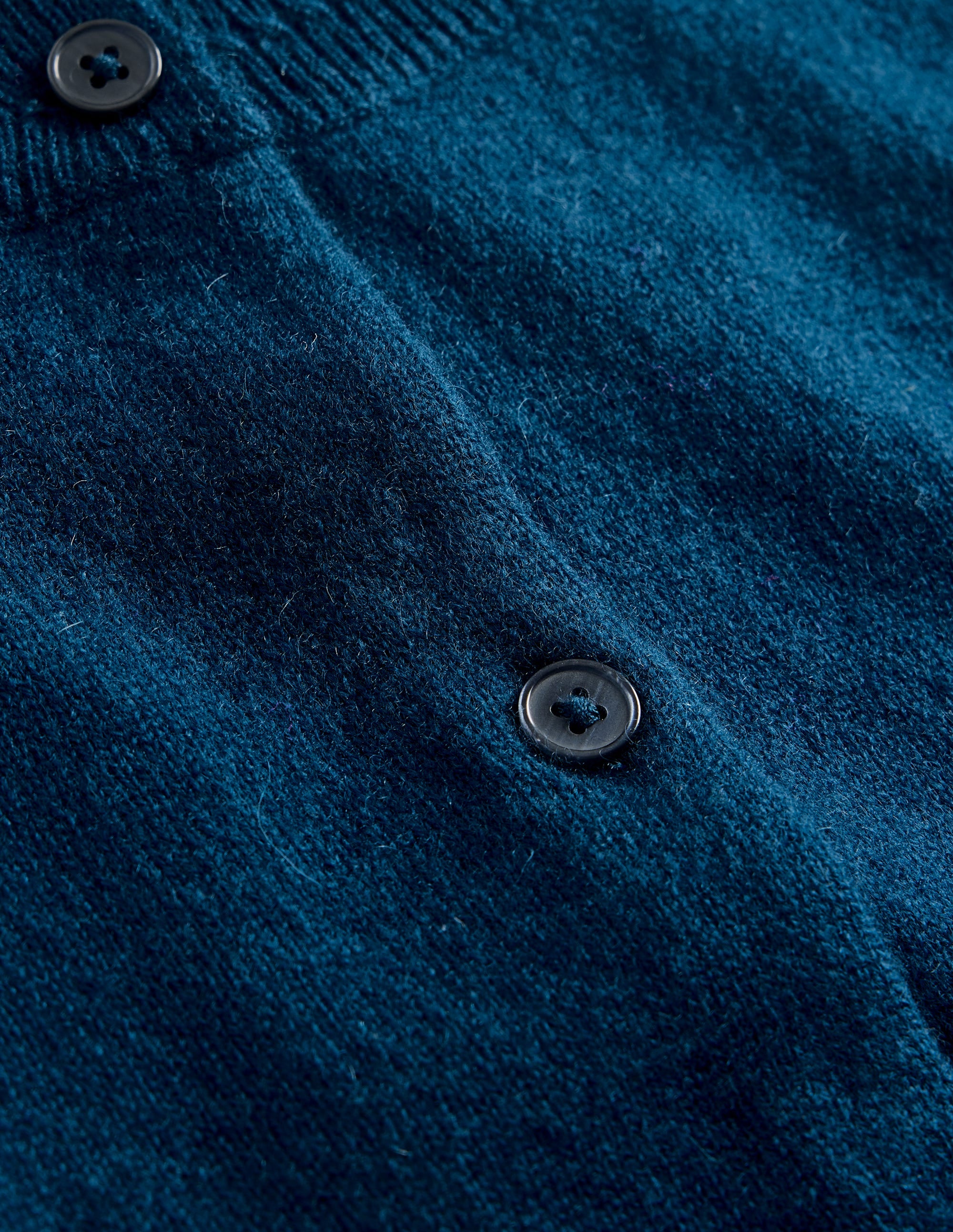 Eva Cashmere Crew Cardigan-Harbour Blue - Image 6
