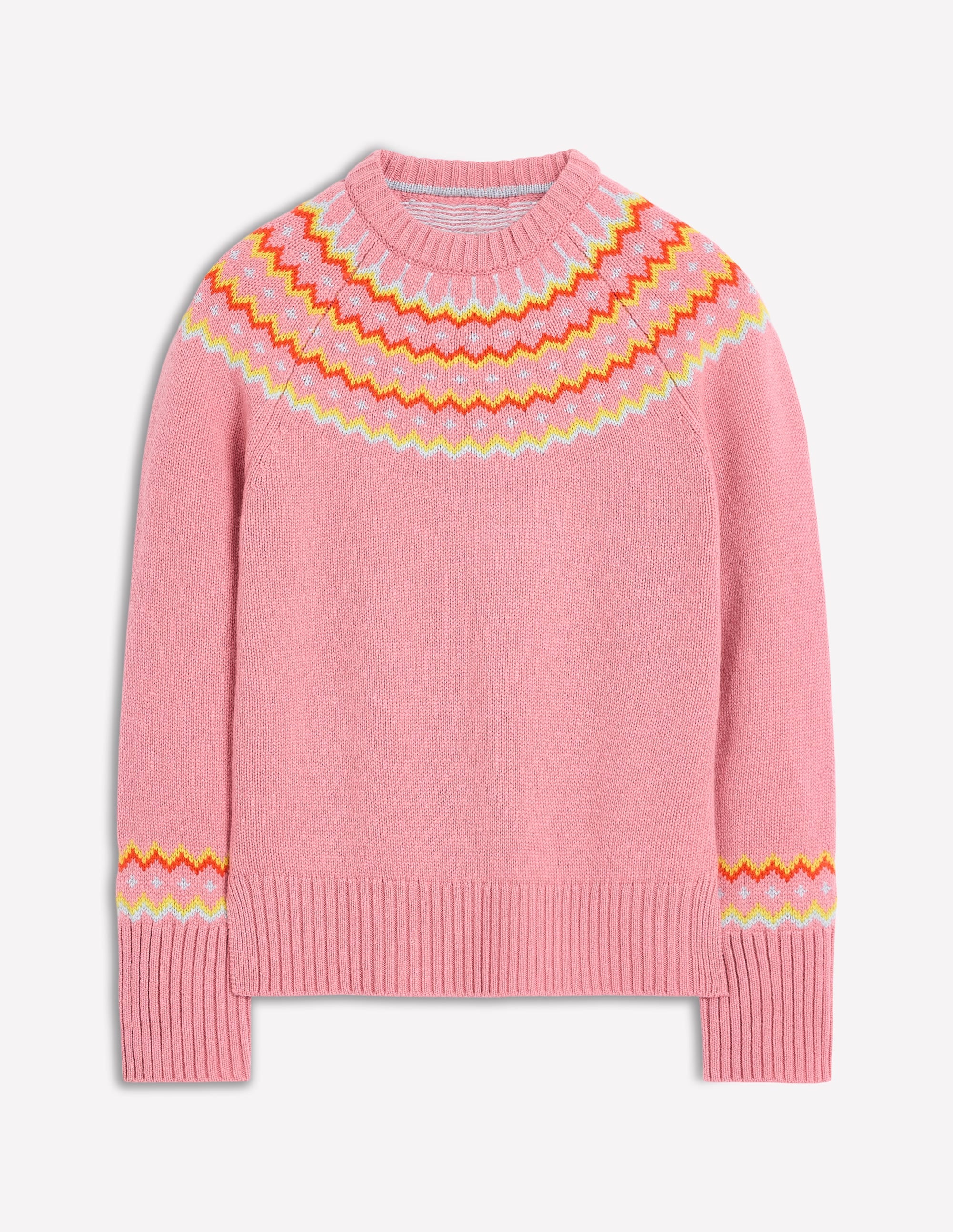Fair-Isle-Pullover aus Kaschmir-Formica-Rosa - Image 6