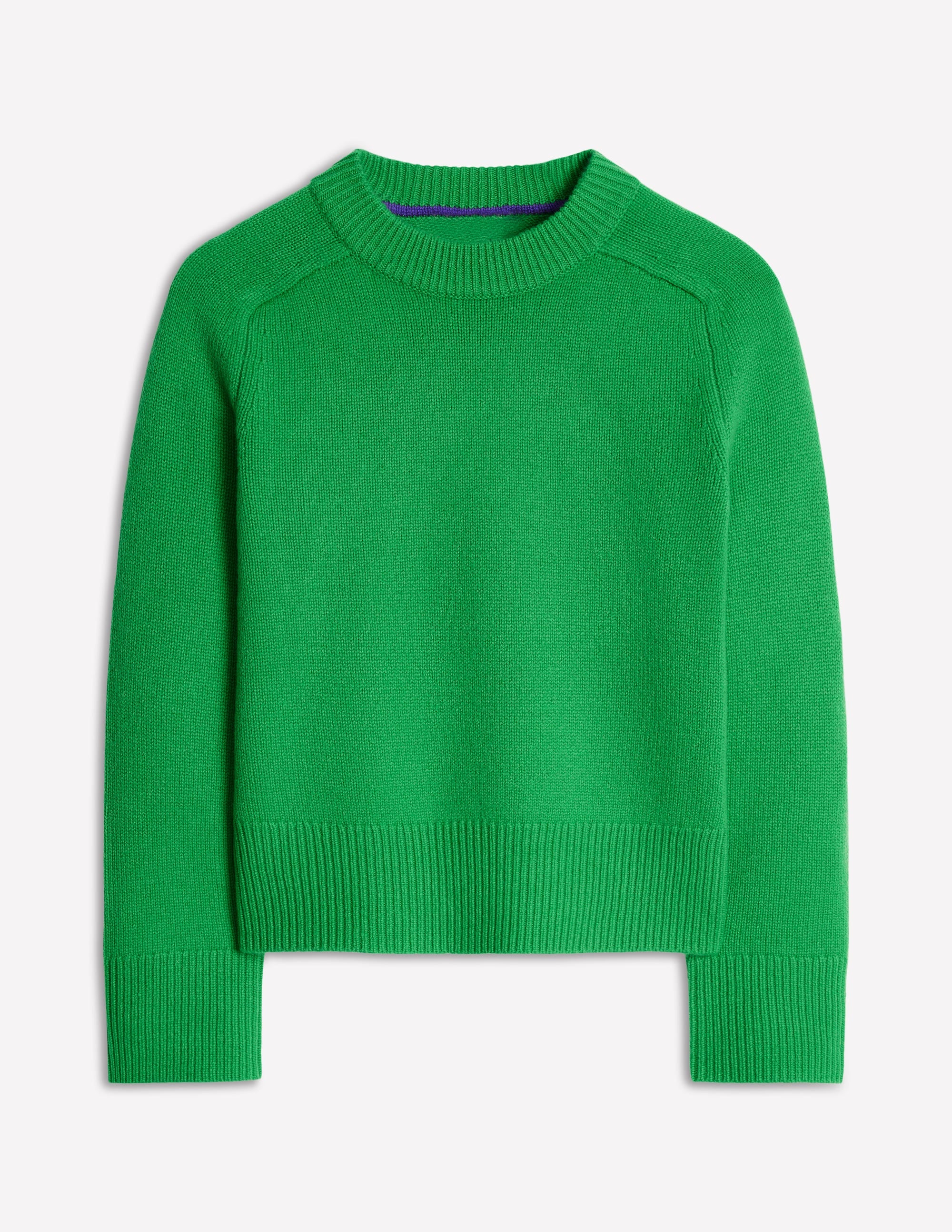 Kaschmirpullover mit weiten Ärmeln-Hellgrün - Image 5