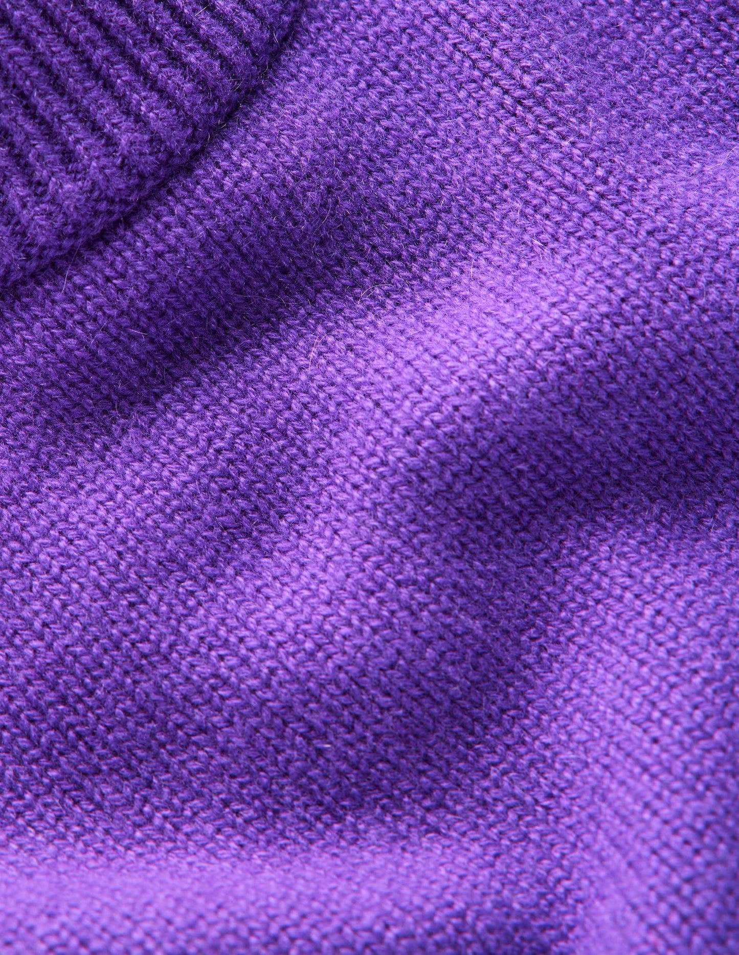 Kaschmirpullover mit weiten Ärmeln-Amethyst-Lila