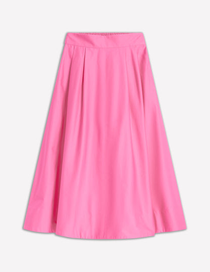 Isabella Rock aus Baumwollsatin-Sorbet-Rosa