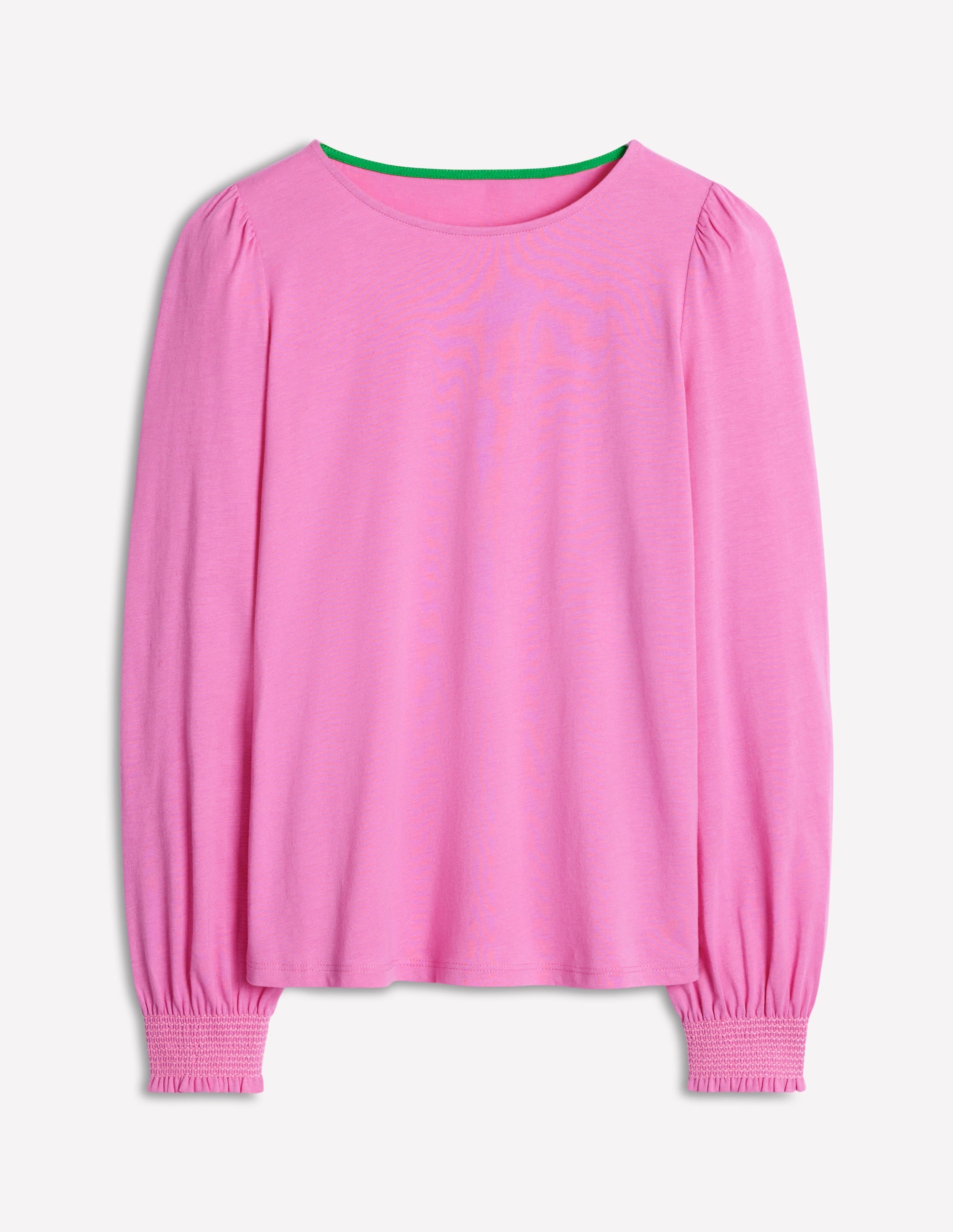 Superweiches Oberteil mit gesmokten Ärmelbündchen-Erfreutes Rosa - Image 5