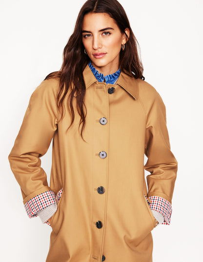 Imperméable traditionnel Windsor-Brun Noisette