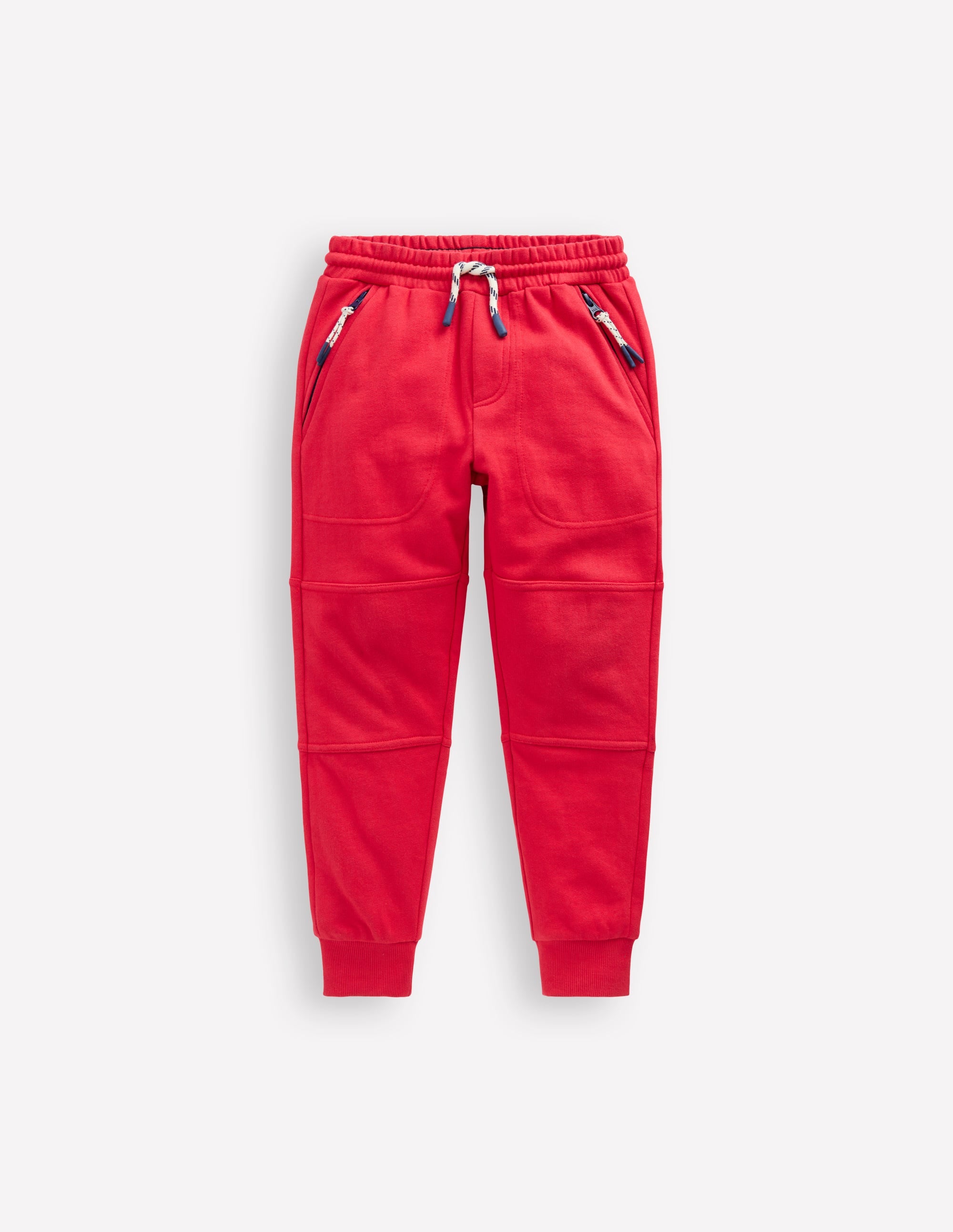 Jogginghose mit verstärktem Knie-Granatapfelrot - Image 1