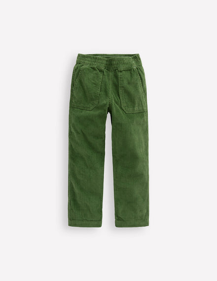 Cordhose zum Hineinschlüpfen-Promenadengrün