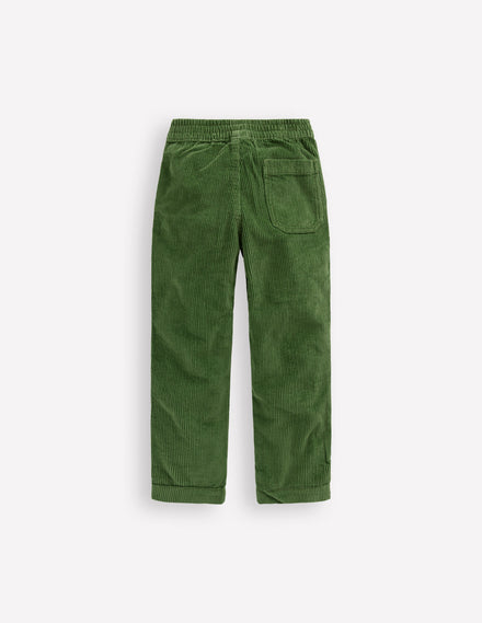 Cordhose zum Hineinschlüpfen-Promenadengrün
