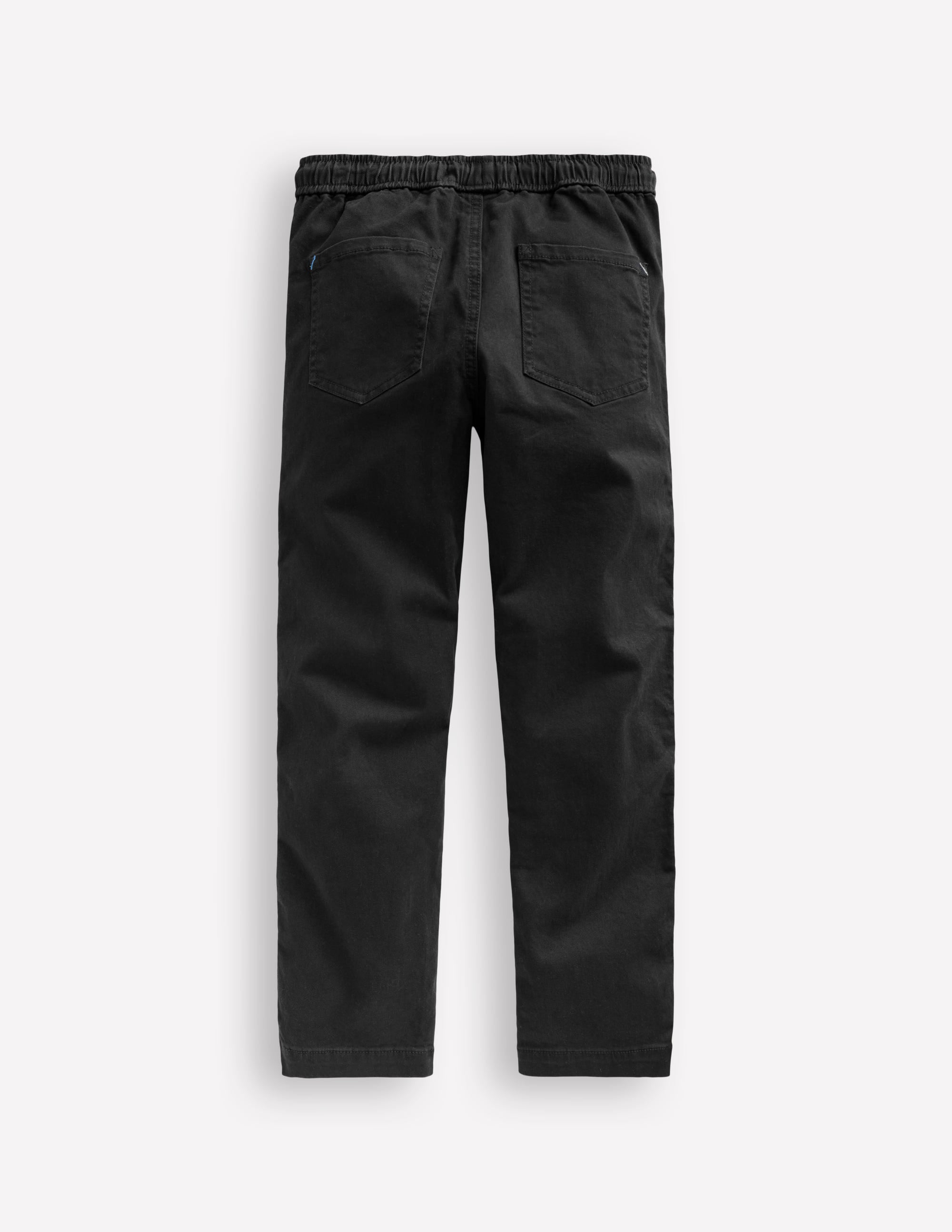 Pantalon slim à enfiler-Noir - Image 2