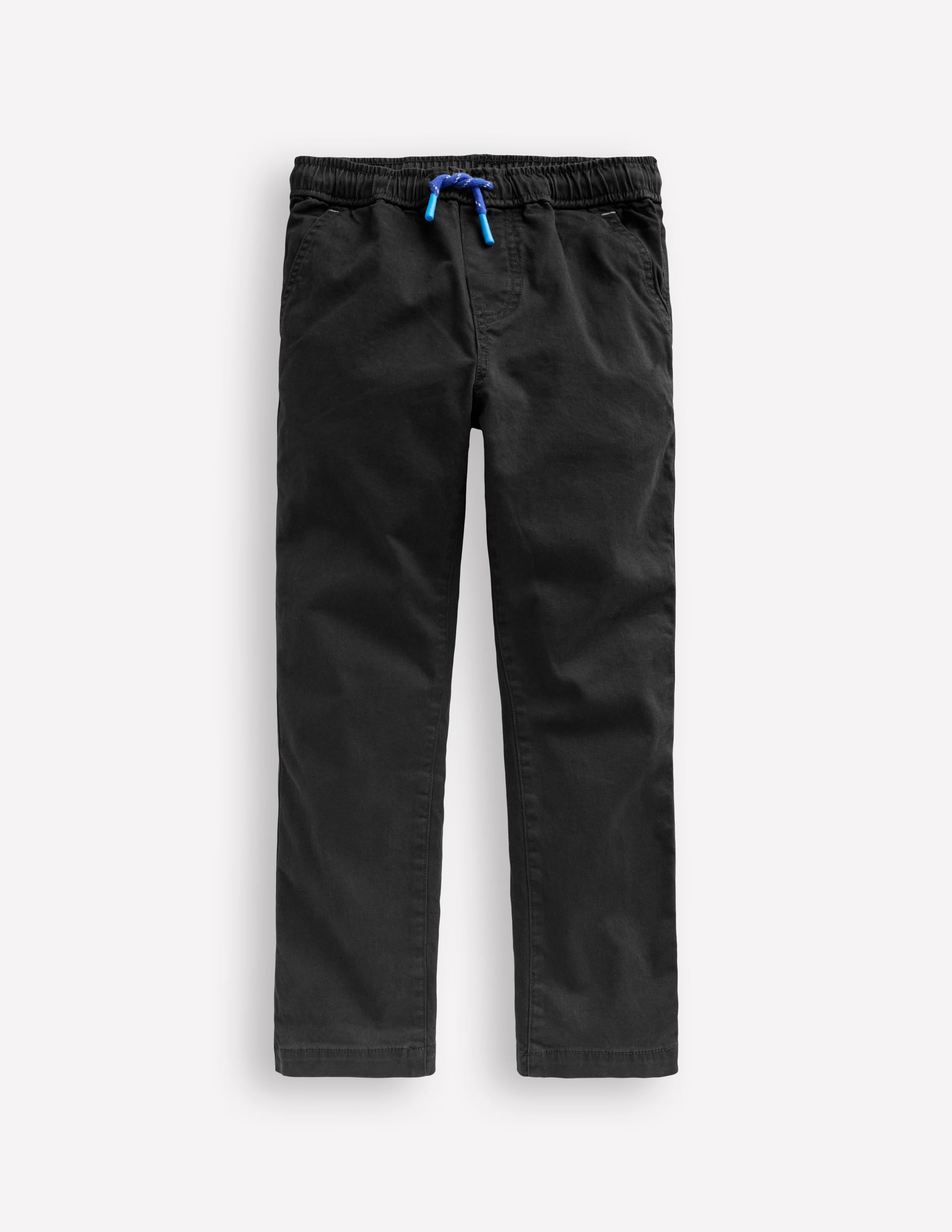 Pantalon slim à enfiler-Noir - Image 1