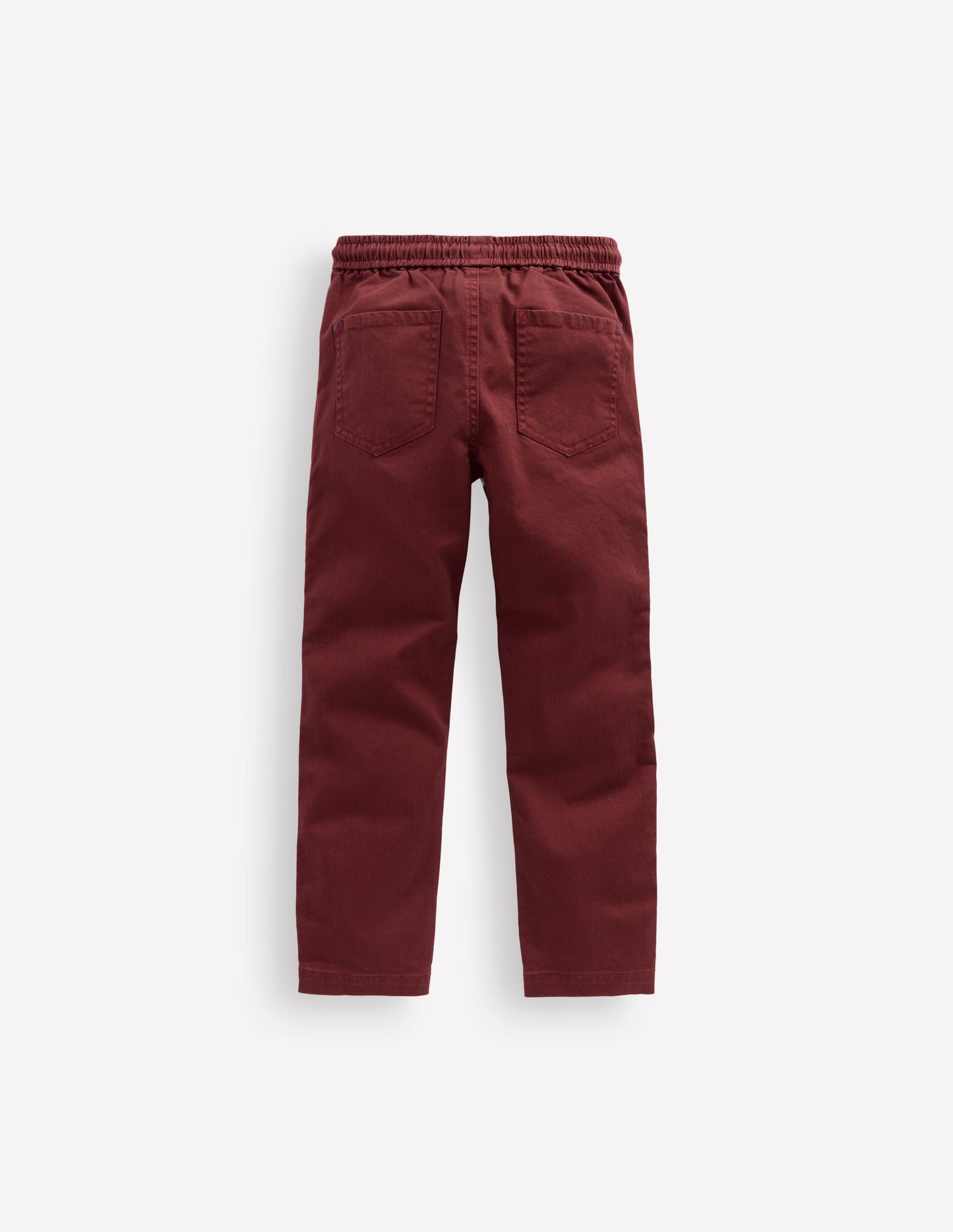 Schmal geschnittene Hose zum Hineinschlüpfen-Kastanie