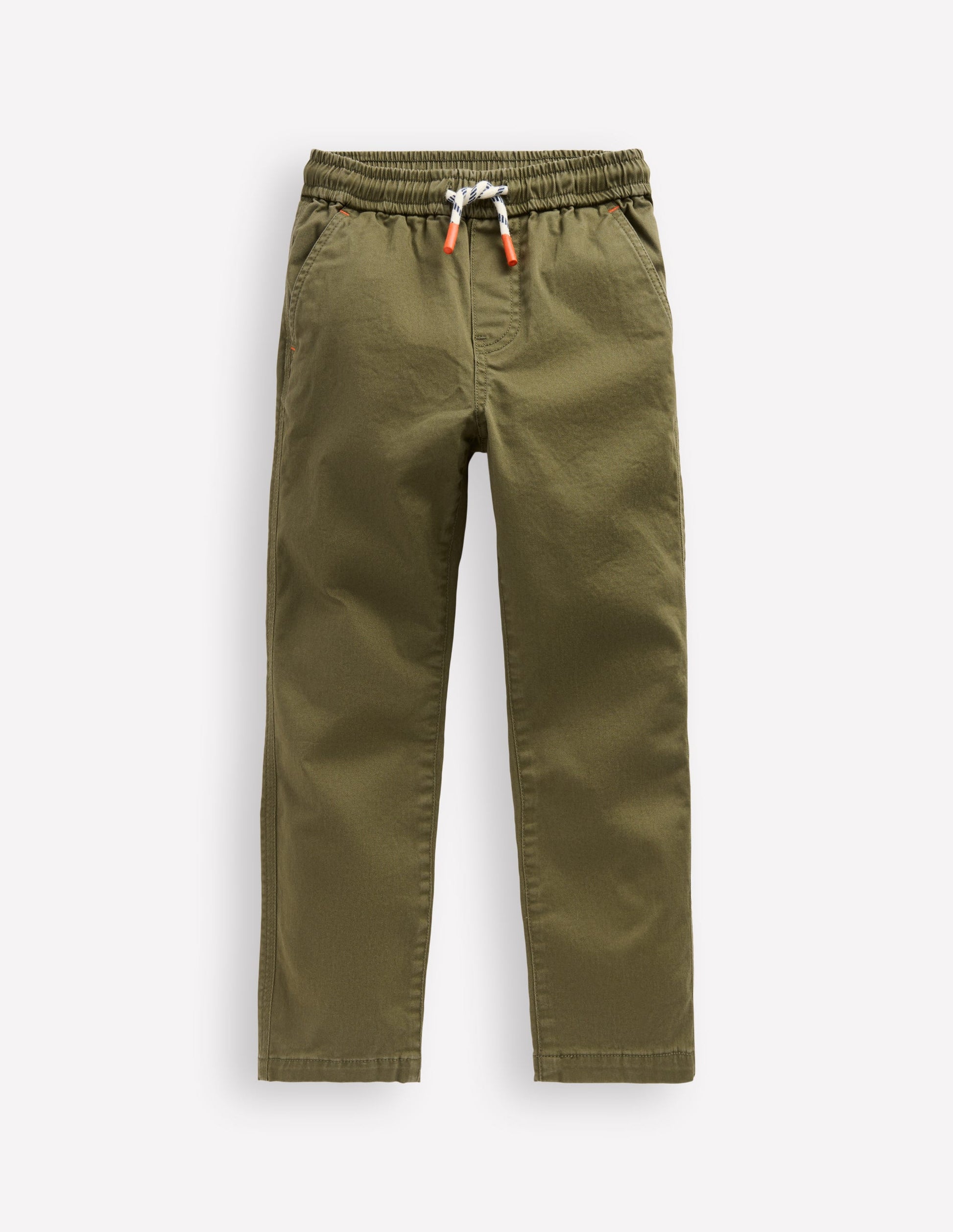 Schmal geschnittene Hose zum Hineinschlüpfen-Waldgrün-1