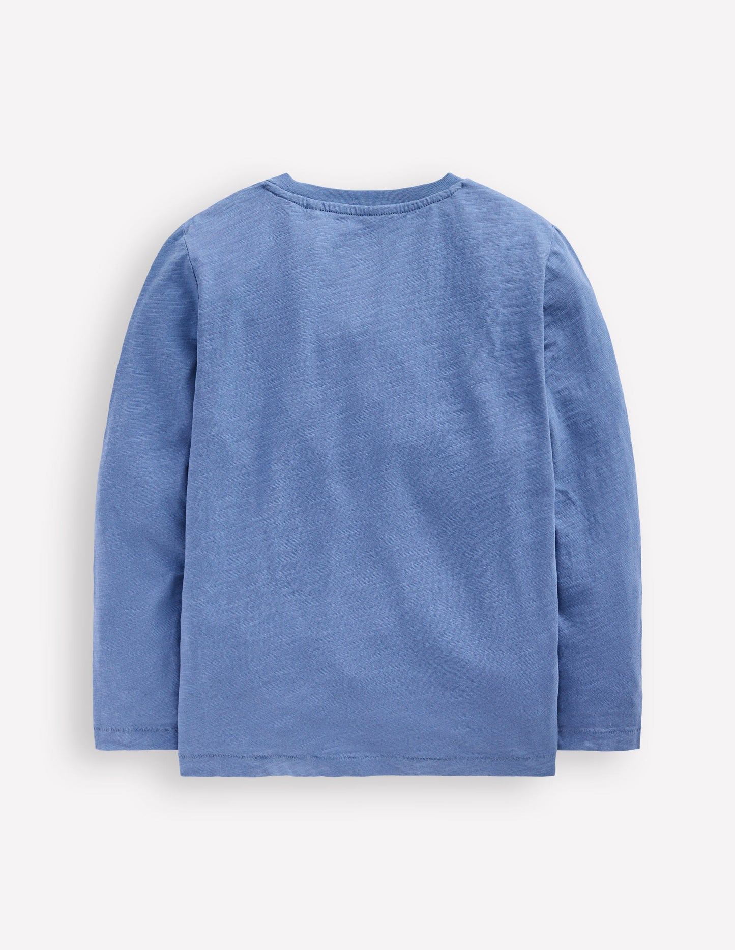 Langärmliges T-Shirt für den Alltag-Flussblau