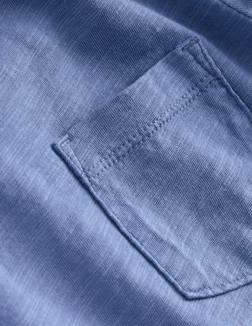 Langärmliges T-Shirt für den Alltag-Flussblau - Image 5
