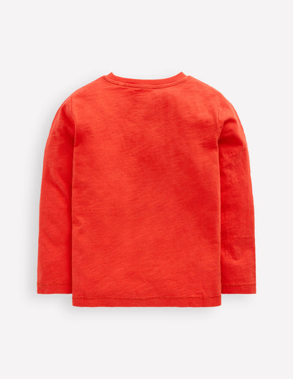 Everyday Long Sleeve T-Shirt-Cinnamon Red-5