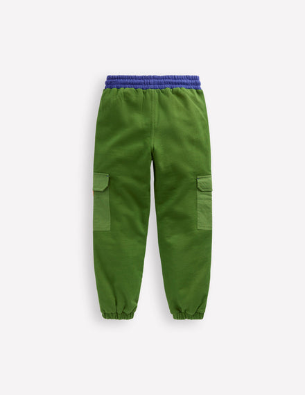 Cargo-Jogginghose aus reißfestem Material-Promenadengrün