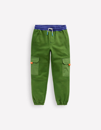 Cargo-Jogginghose aus reißfestem Material-Promenadengrün-1