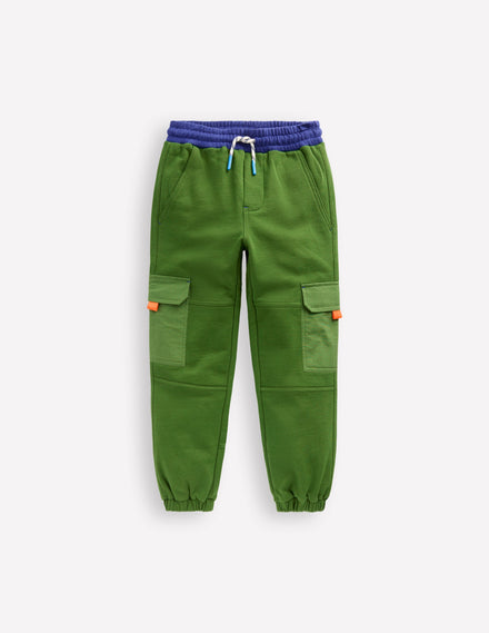 Cargo-Jogginghose aus reißfestem Material-Promenadengrün