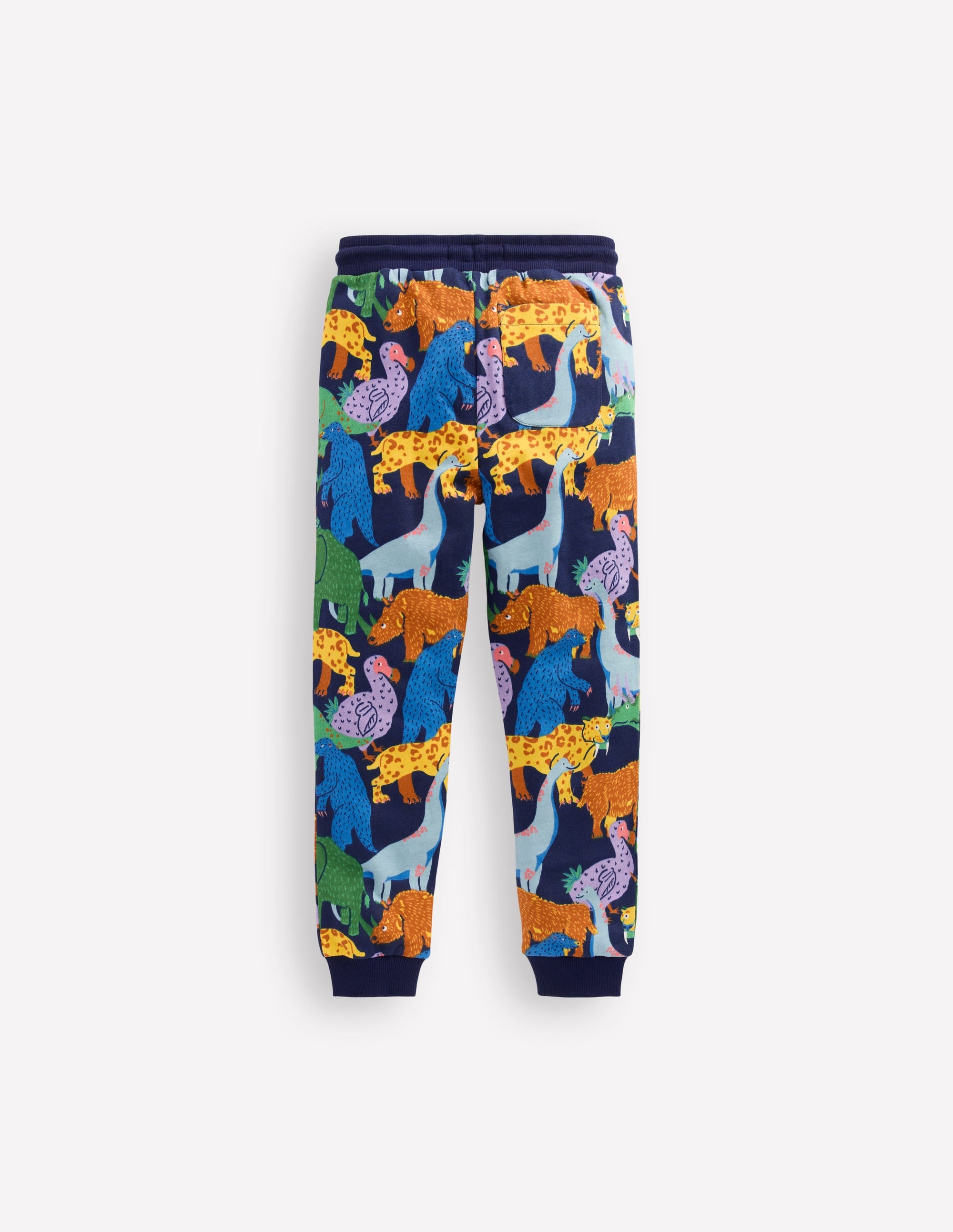 Printed Comfy Joggers-Prehistoric Animals - Image 2