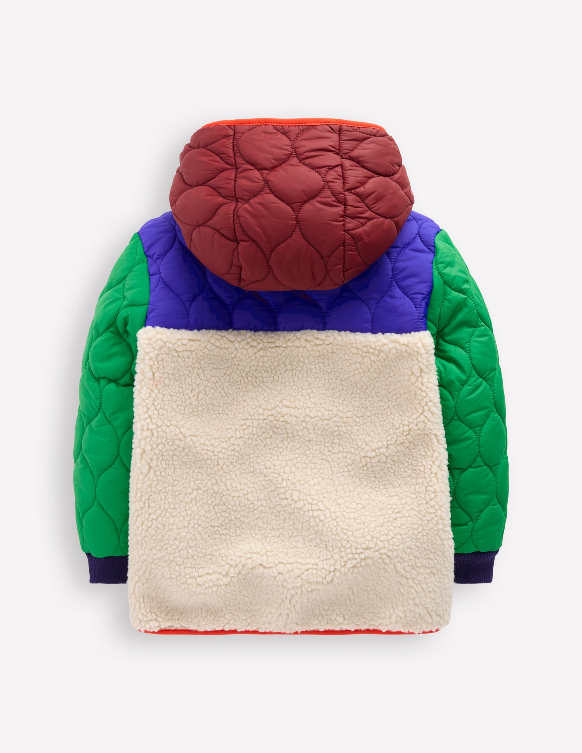 Steppjacke mit Teddyfell-Natur, Borg - Image 2